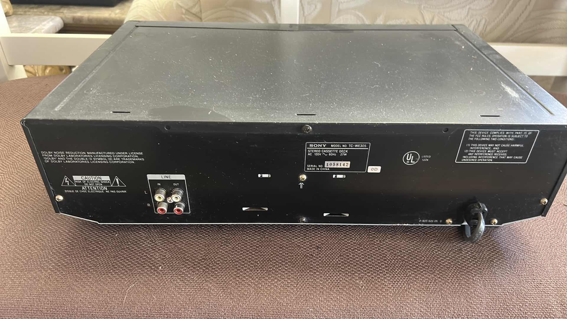 Photo 3 of PANASONIC MULTIPLEX STERO AND SONY CASSETTE RECEIVER