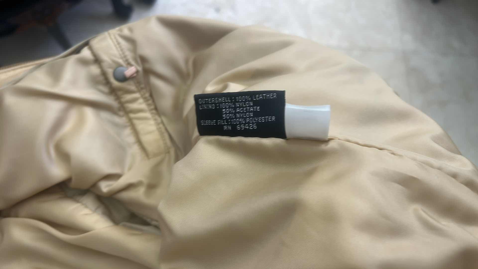 Photo 1 of MENS LEATHER JACKET SIZE MED