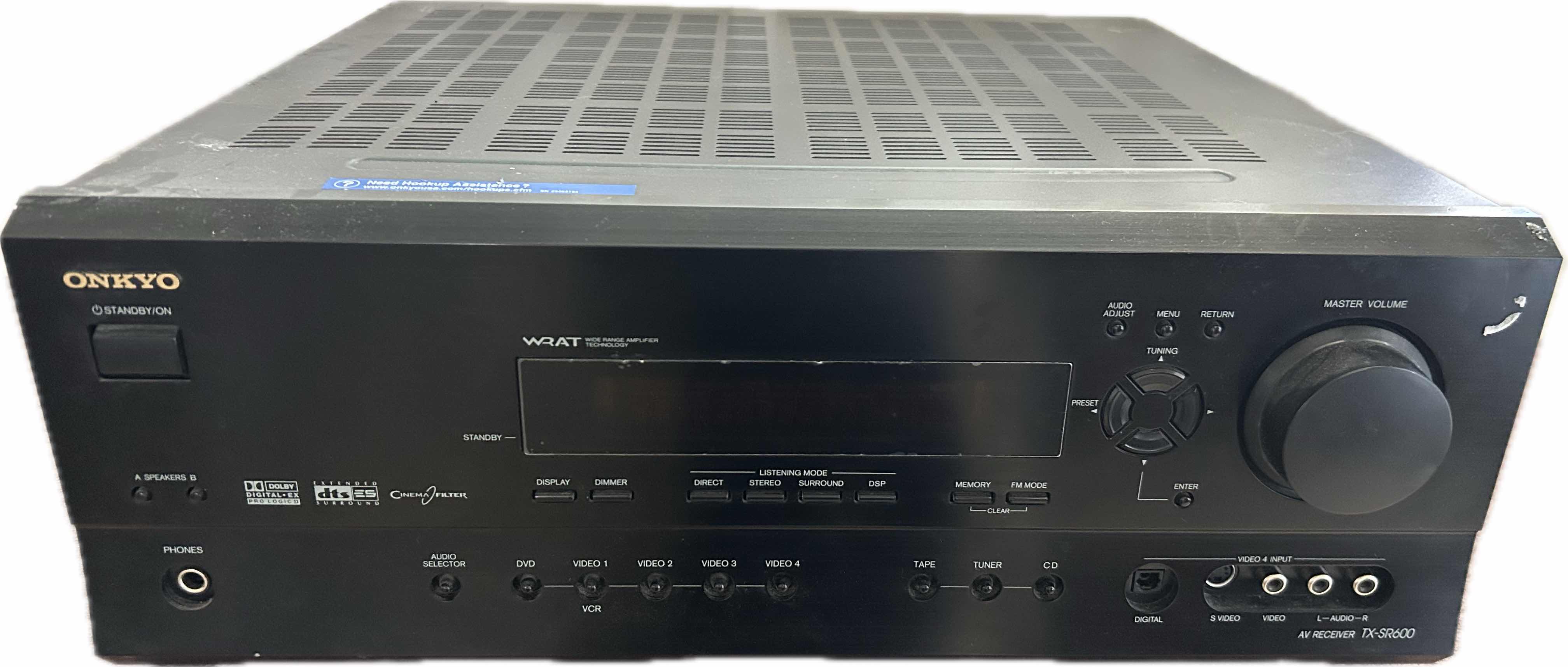 Photo 1 of ONKYO TX -SR600 AV RECEIVER 