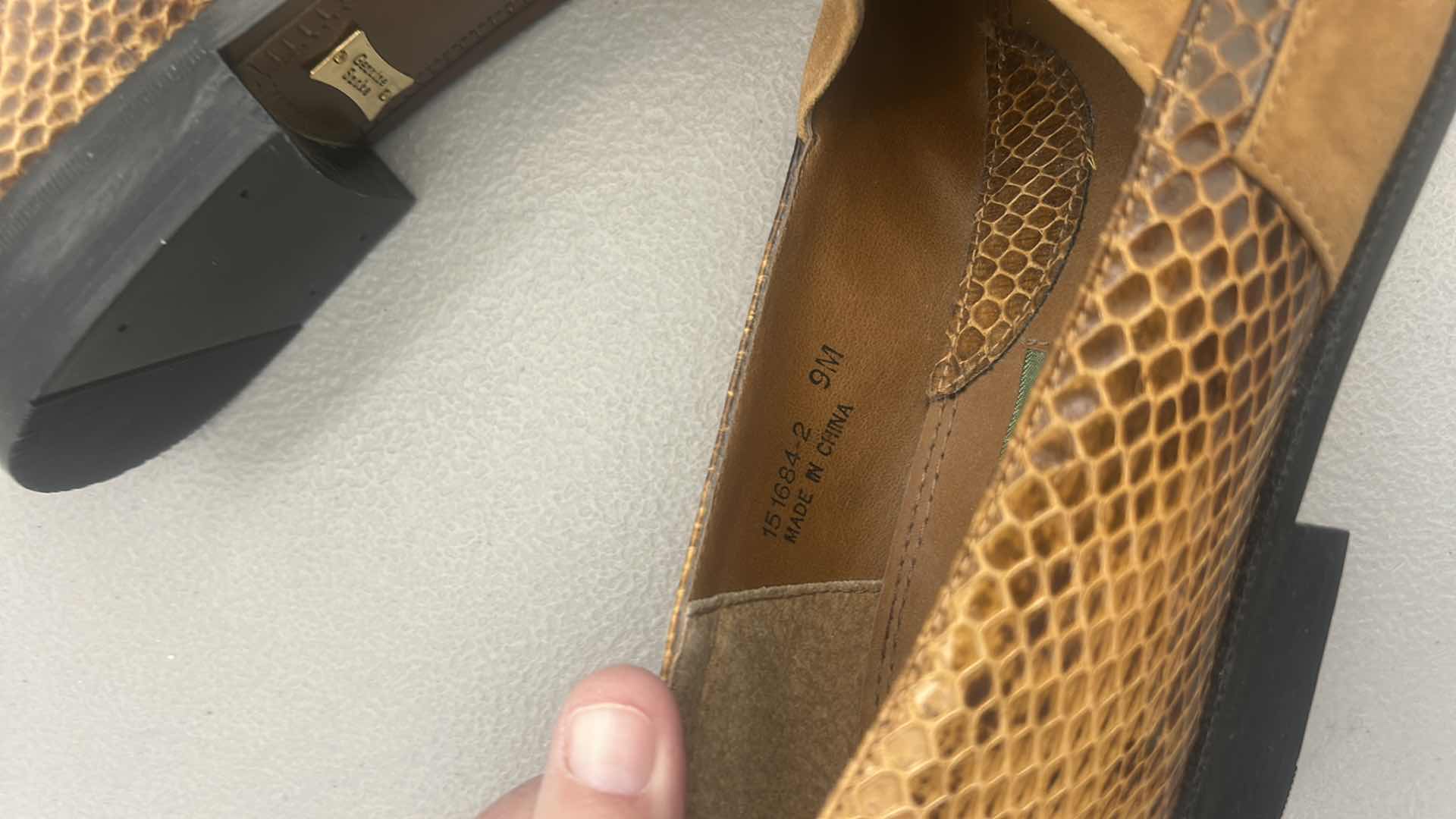 Photo 1 of 2 PAIRS MENS SHOES SIZE 8.5 & 9