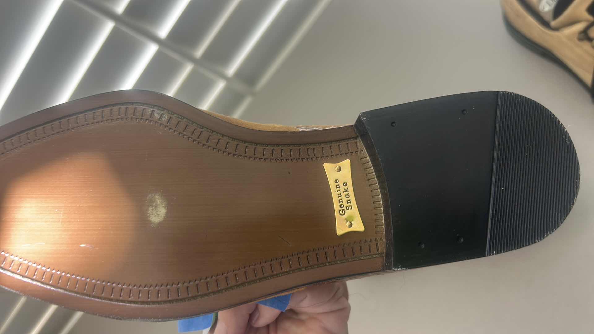 Photo 1 of 2 PAIRS MENS SHOES SIZE 8.5 & 9