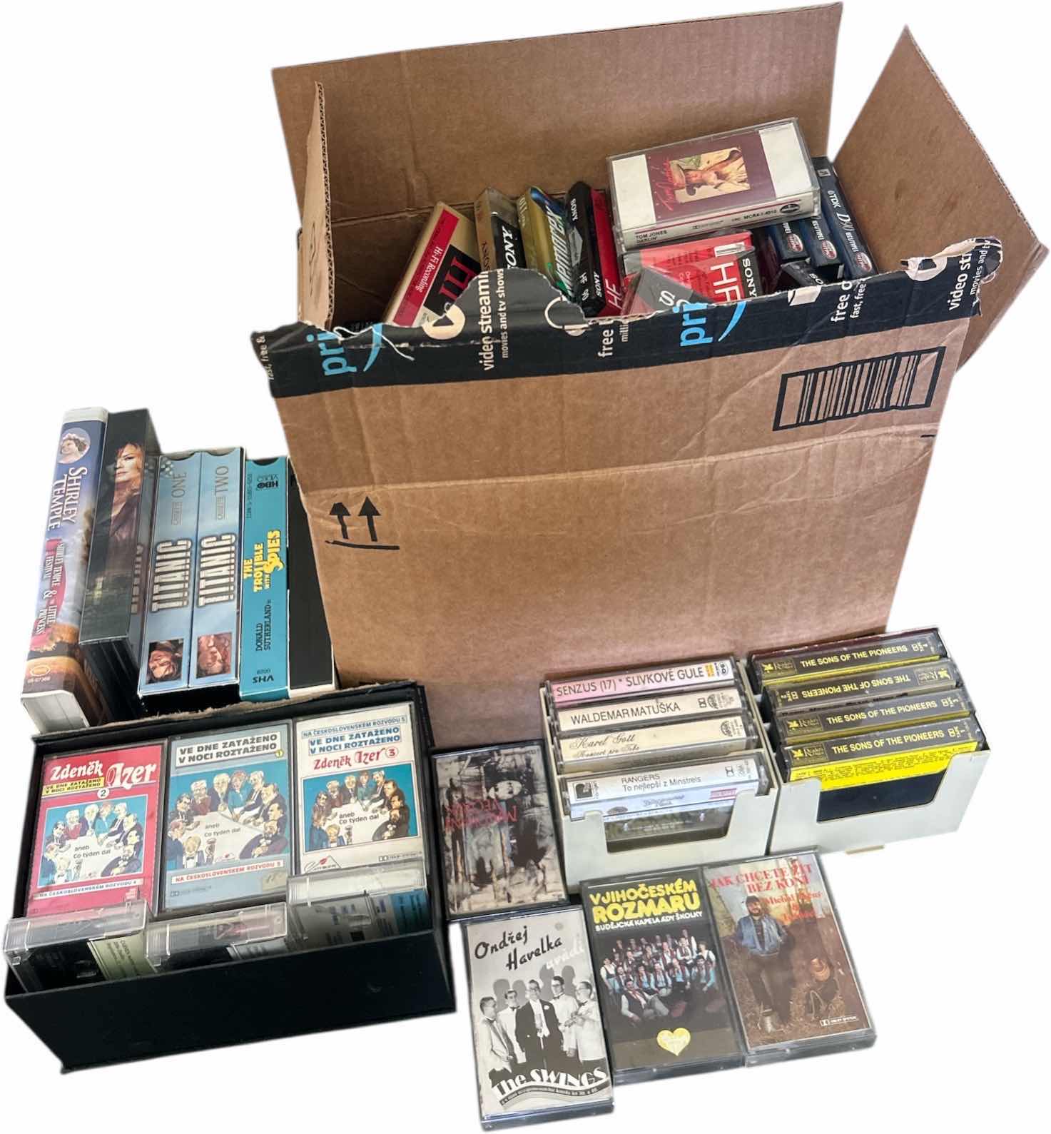 Photo 1 of CASSETTES, VHS,