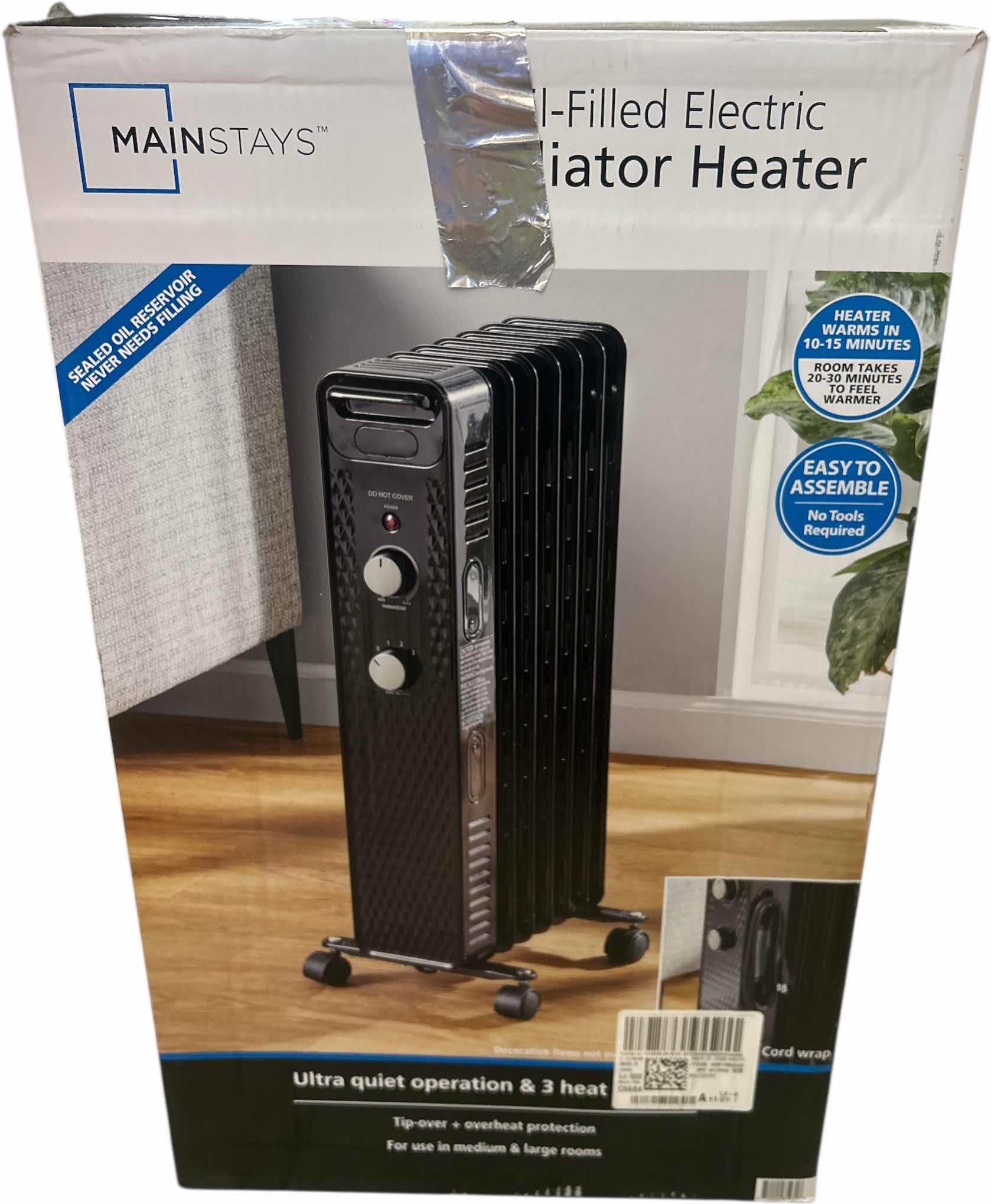 Photo 1 of MAINSTAYS PORTABLE ELECTRIC SPACE HEATER