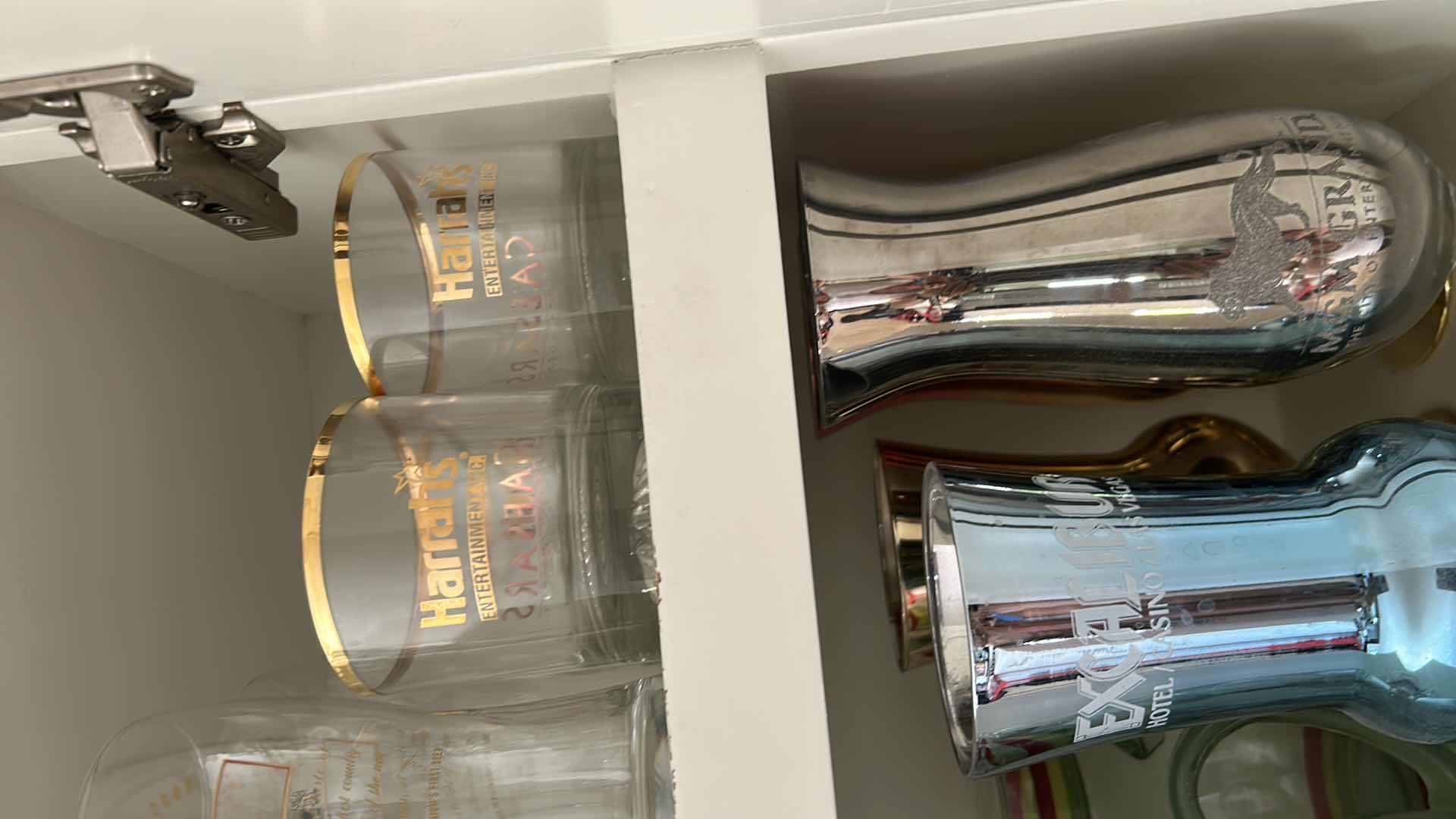 Photo 3 of CONTENTS OF CABINET ASSORTED CASINO GLASSWARE