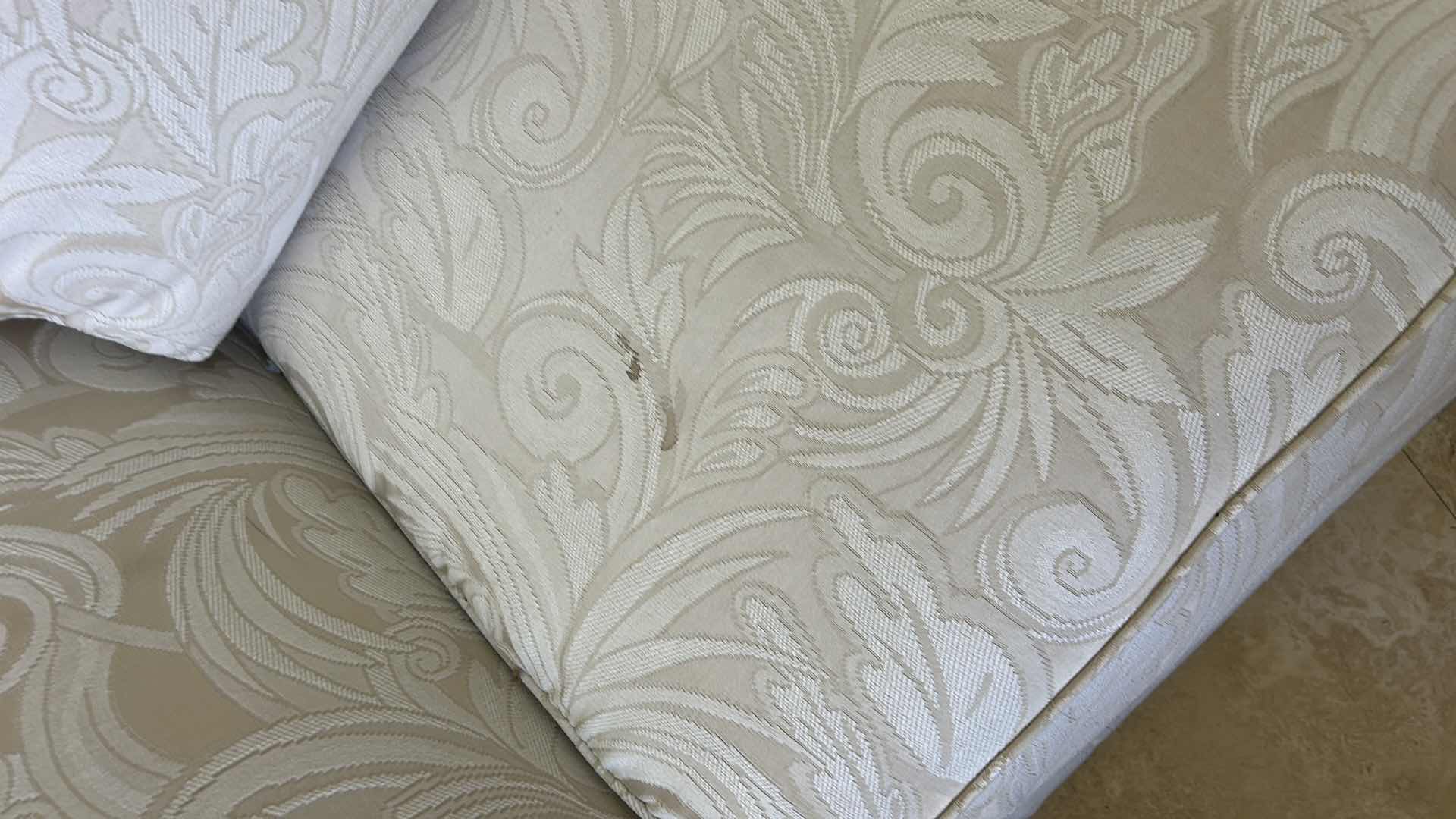 Photo 1 of PLUSH IVORY OVERSIZED CHAIR 55” x 41” x H39”