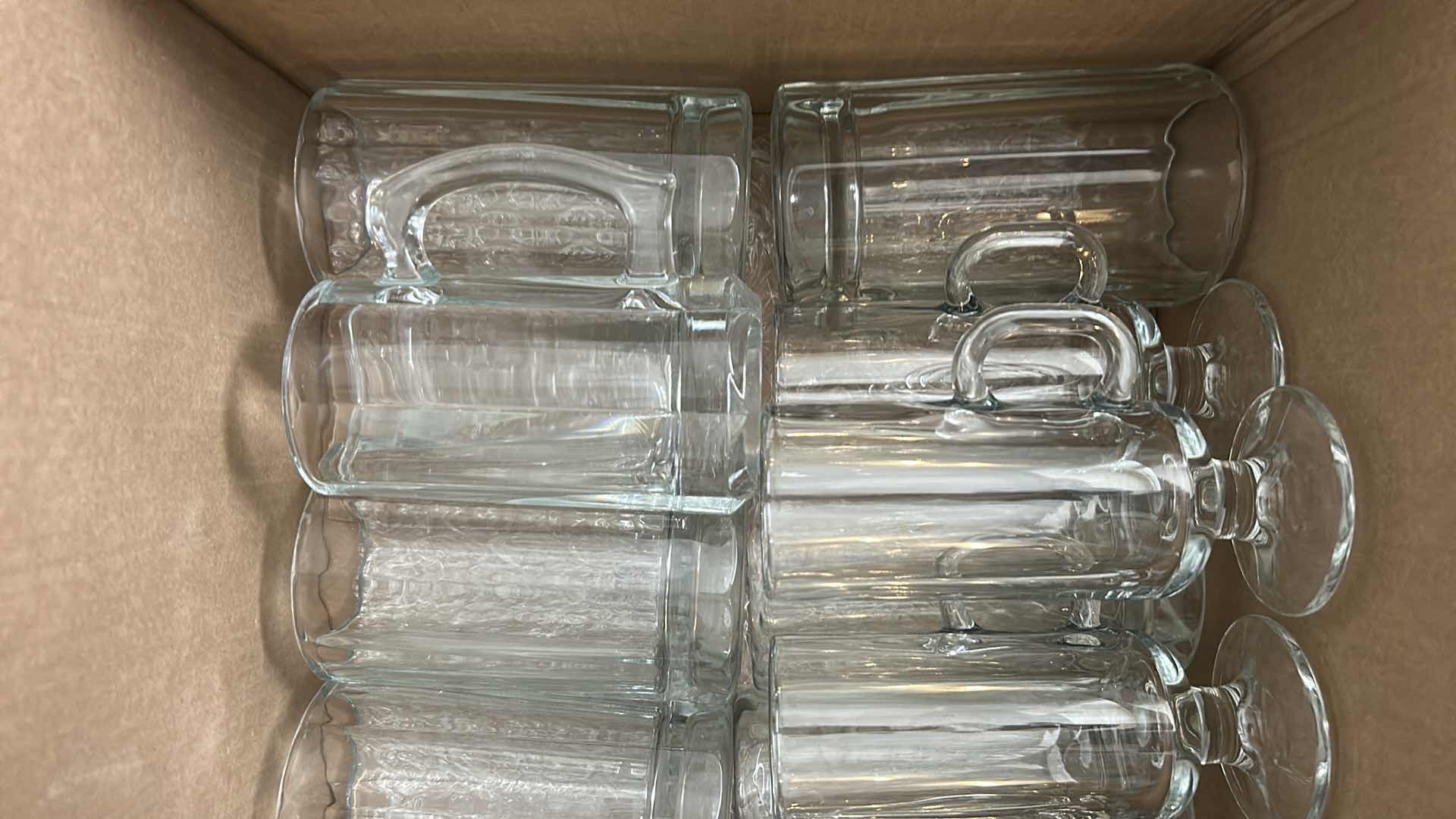 Photo 1 of CONTENTS OF BOX ASSORTED GLASS MUGS
