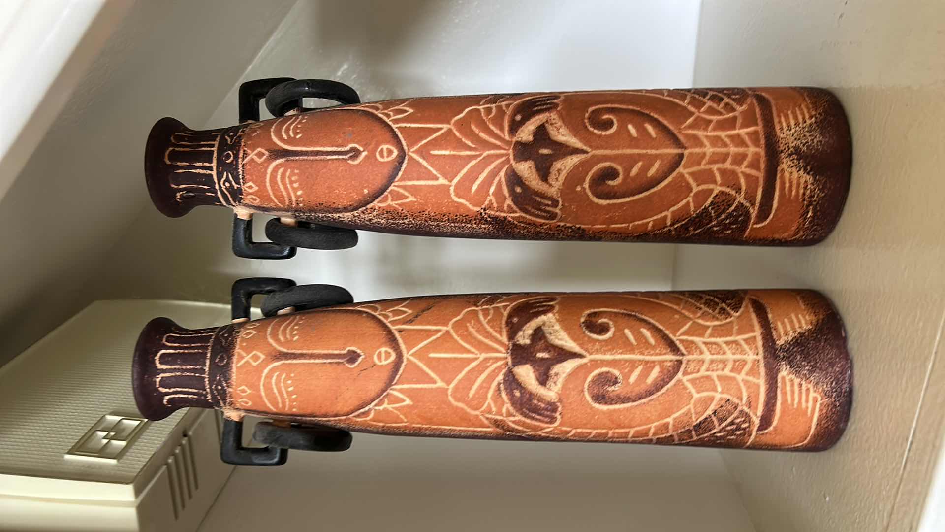 Photo 1 of 2 - AFRICAN TRIBAL VASE 
specifically a "Tebvu Mulapfa Standing Pot" 
H10.5”