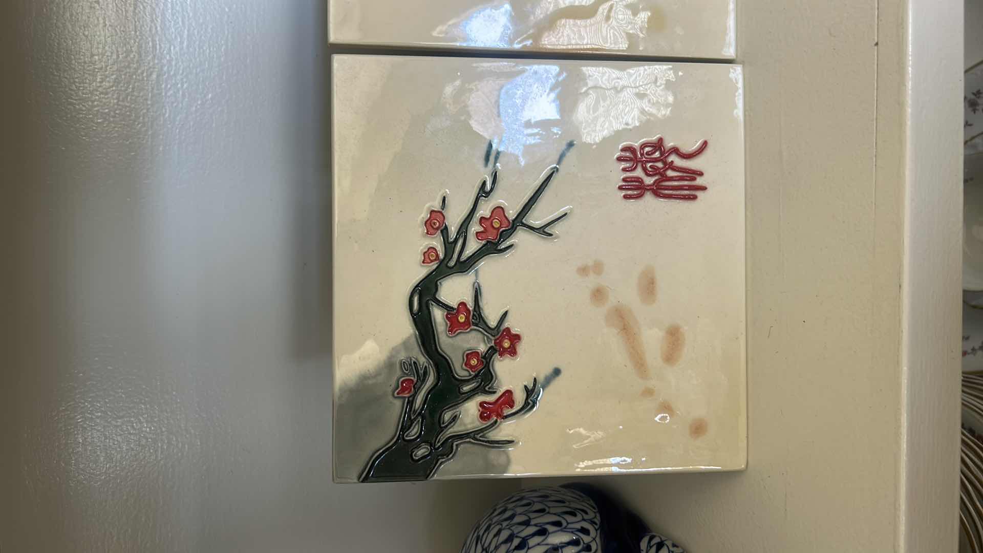 Photo 1 of 3 PORCELAIN ASIAN TILES 8” x 8”