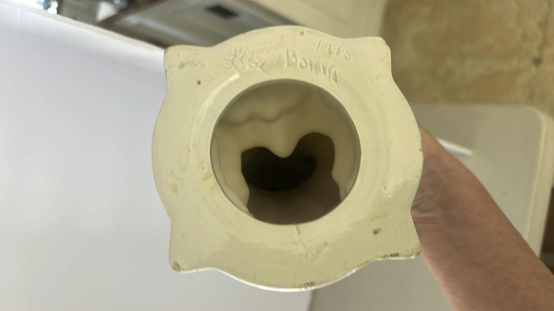 Photo 6 of CHINESE PORCELAIN FIGURINE OFTEN REFERRED TO AS A “MUD-MAN" or "SHIWAN WARE" STATUE H15.5”