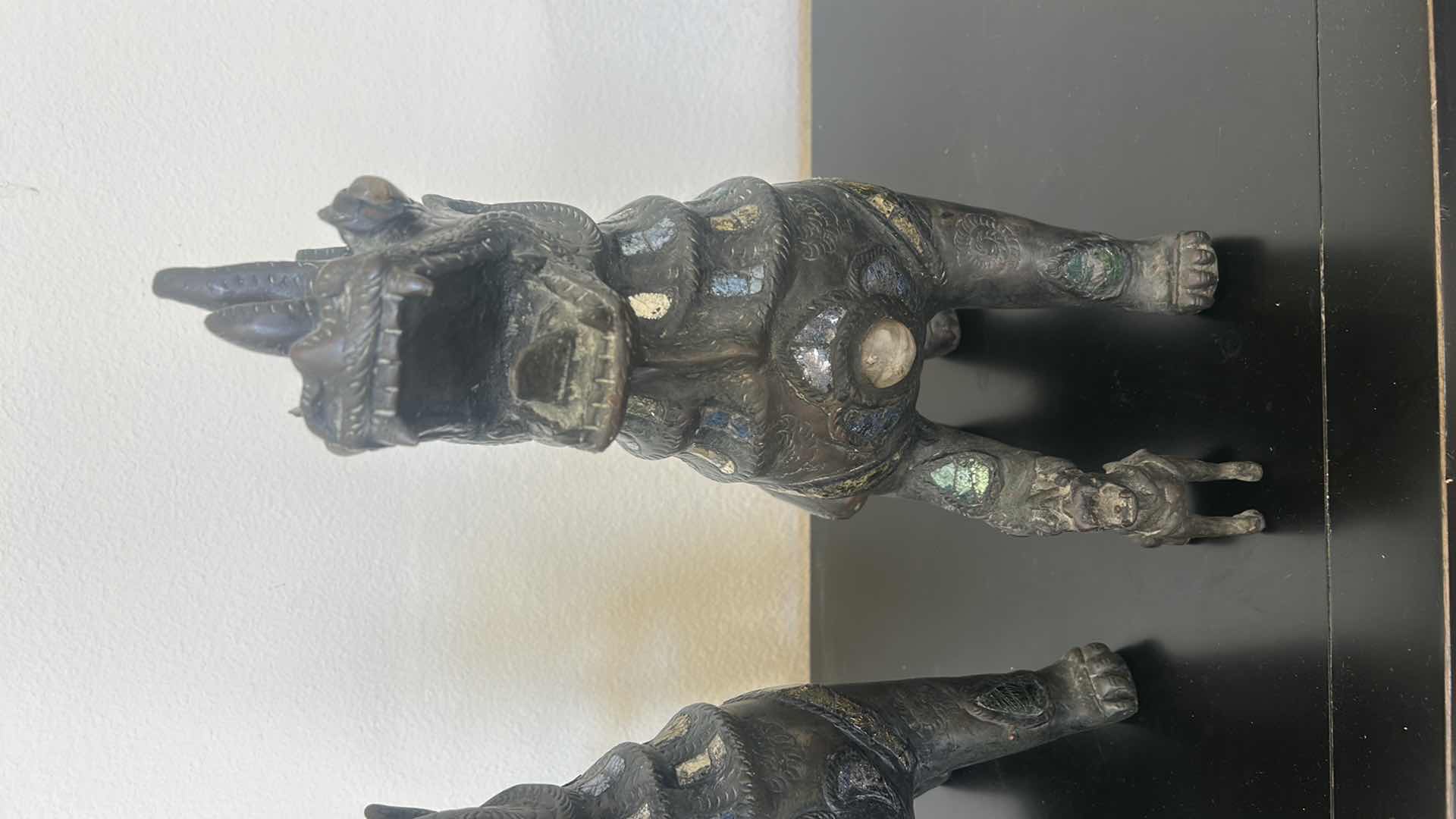 Photo 7 of BRONZE FOO DOG STATUES ($800-$1500) H16.5”