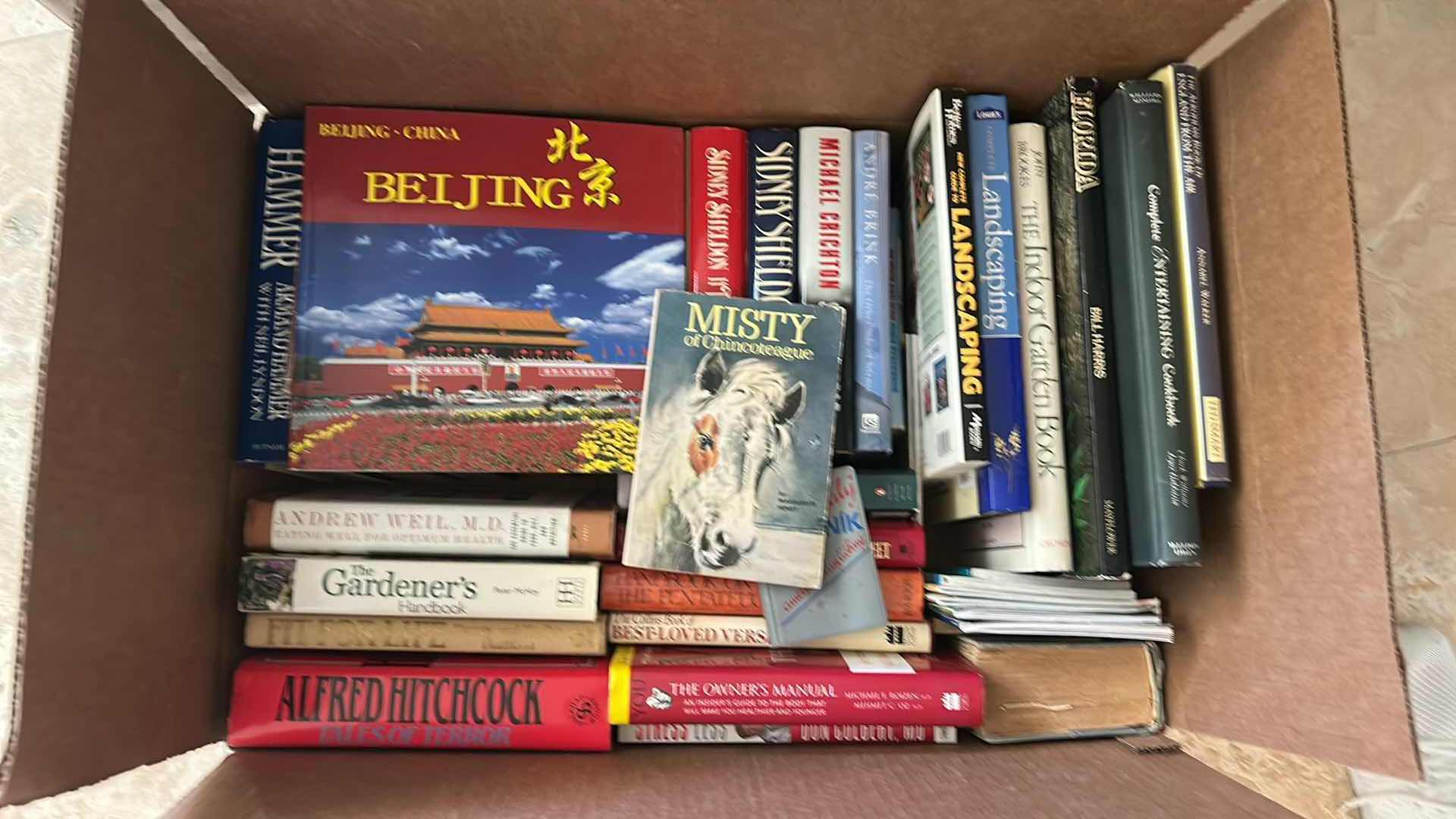 Photo 1 of CONTENTS OF BOX ASSORTED BOOKS
