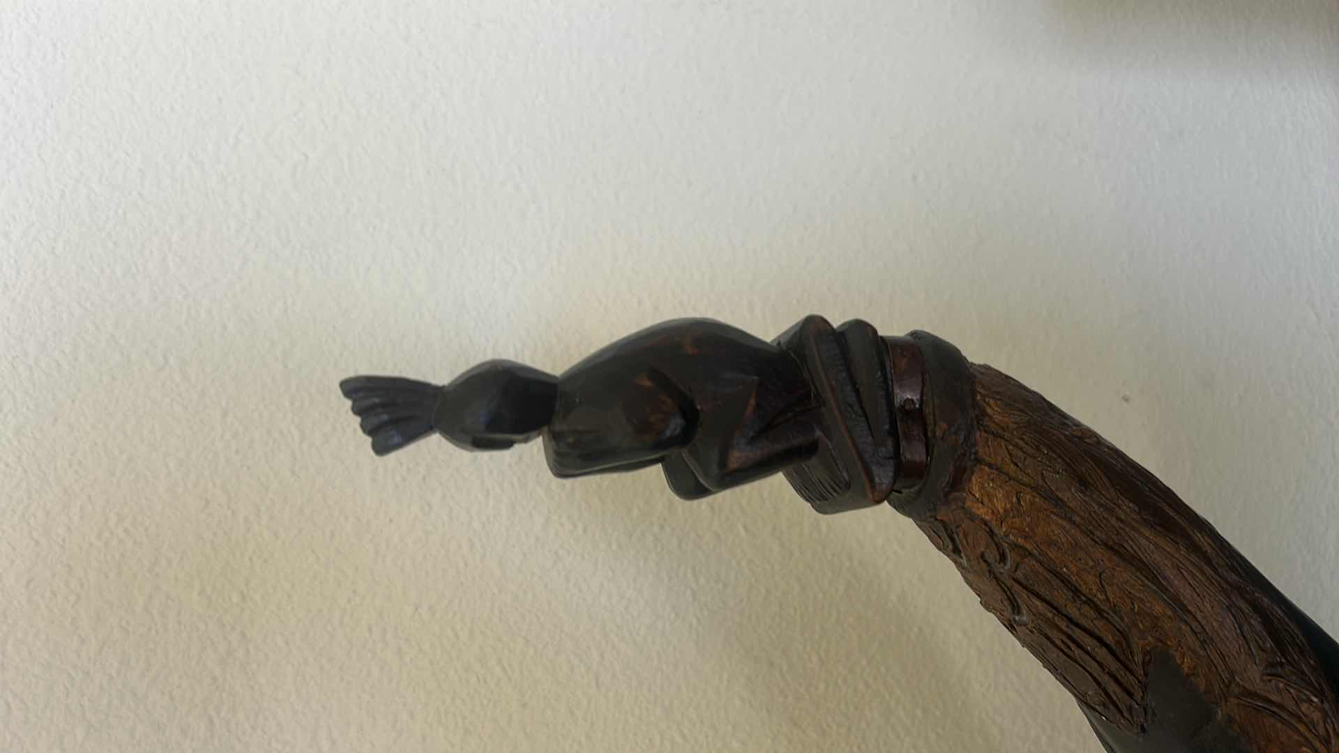 Photo 5 of ANTIQUE INDONESIAN SEAHORSE SCULPTURE FROM BALI 29 1/4” x H21 1/4” $225