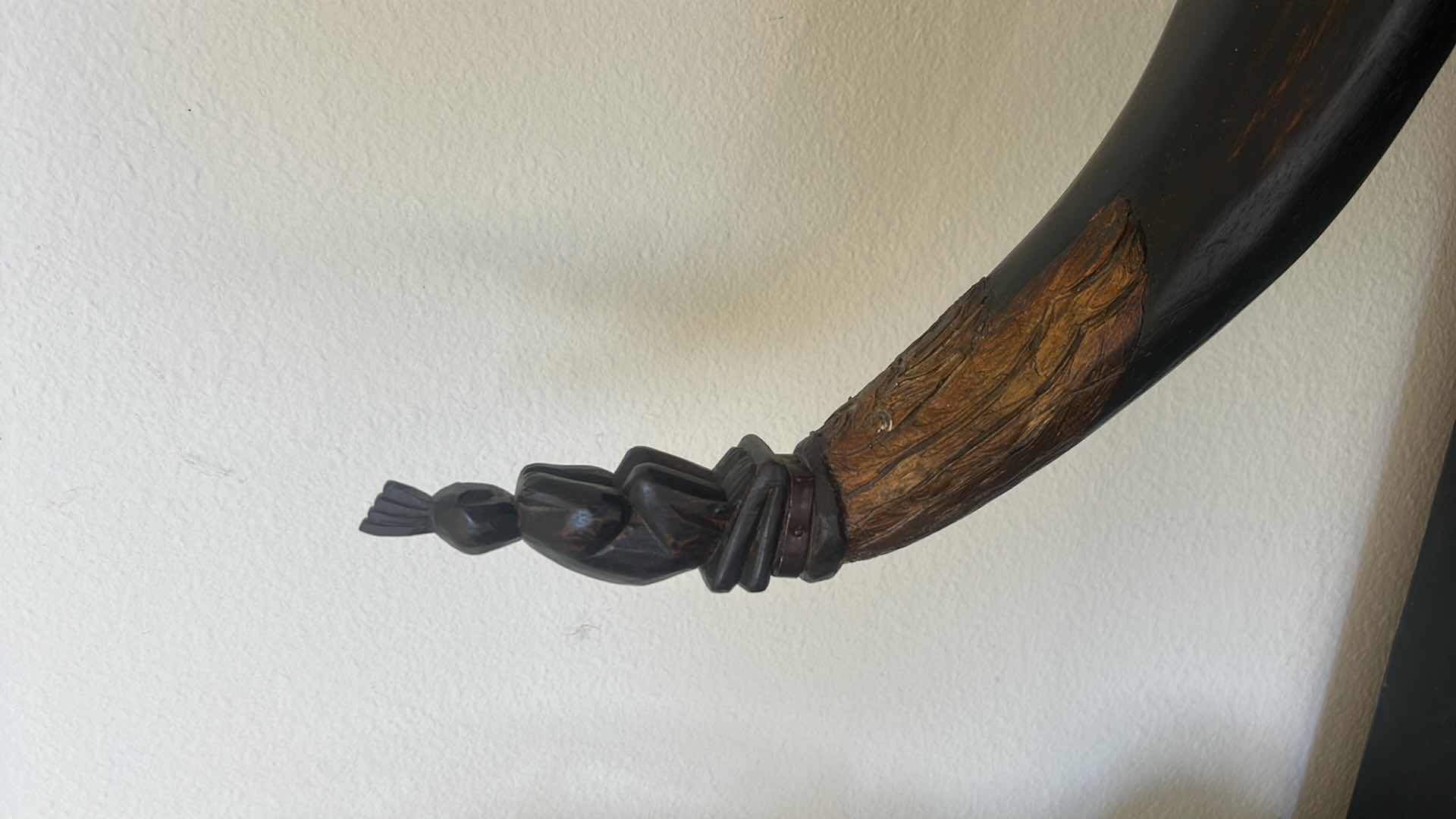 Photo 7 of ANTIQUE INDONESIAN SEAHORSE SCULPTURE FROM BALI 29 1/4” x H21 1/4” $225