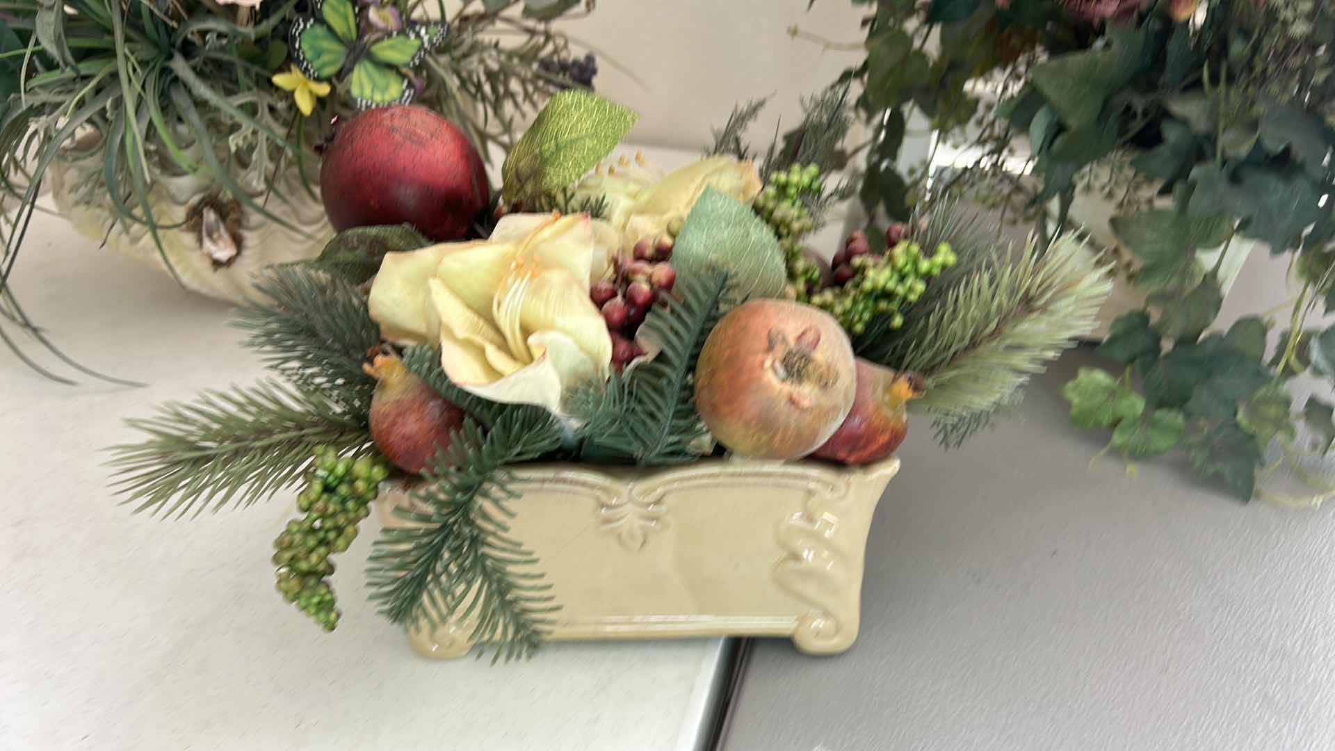 Photo 1 of 3 FAUX FLORAL ARRANGEMENTS (TALLEST H 27”)