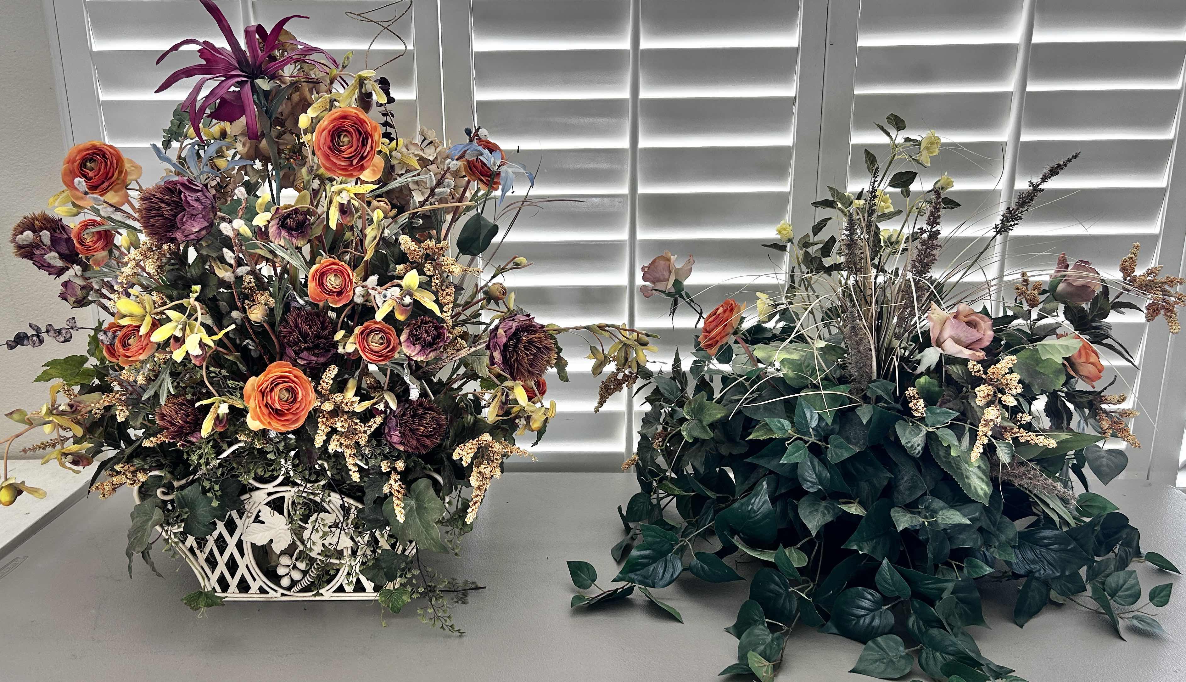 Photo 1 of 2 FAUX FLORAL ARRANGEMENTS (TALLEST H 30”)