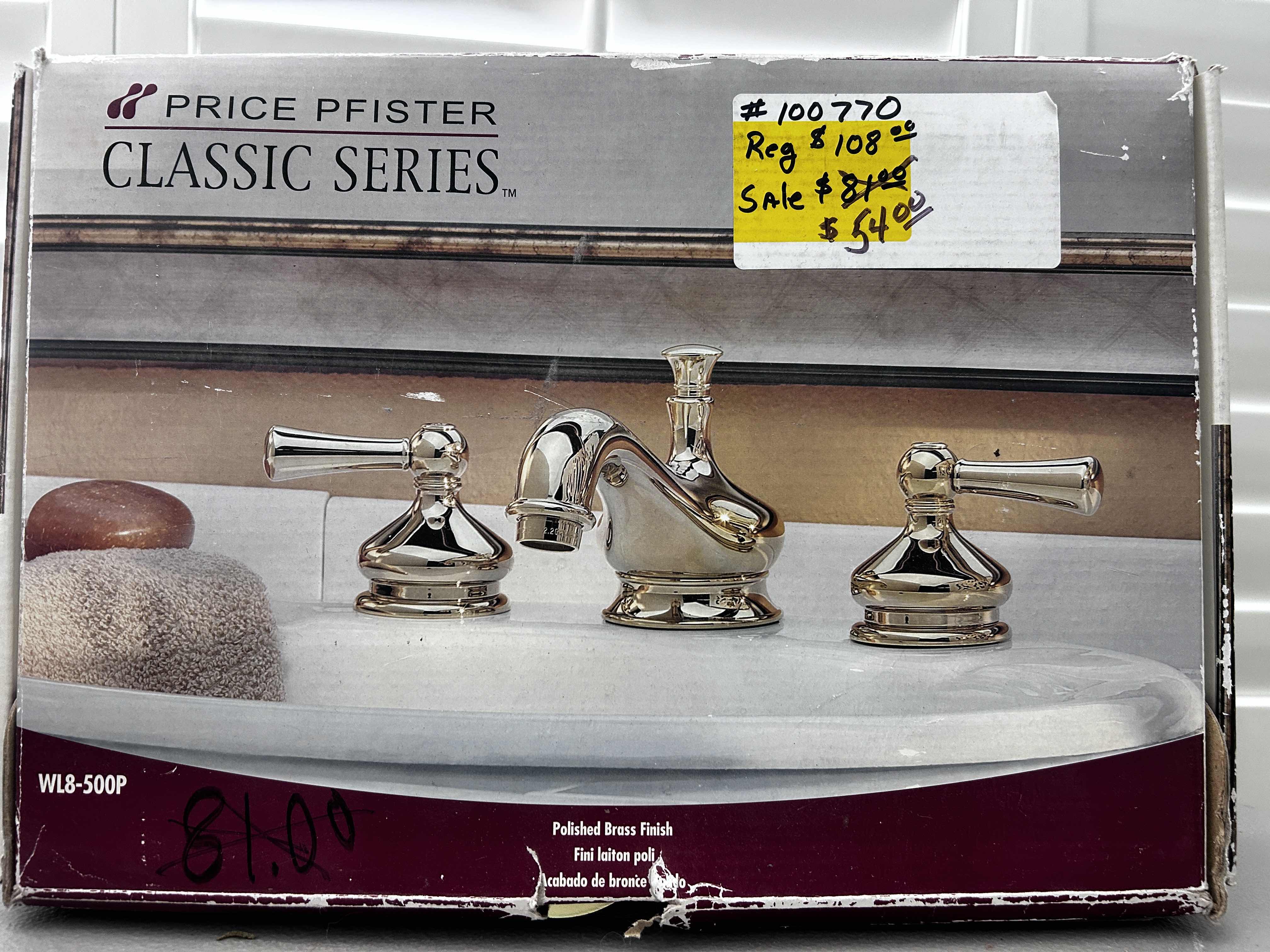 Photo 1 of PRICE PFISTER CLASSIC SERIES FAUCET
