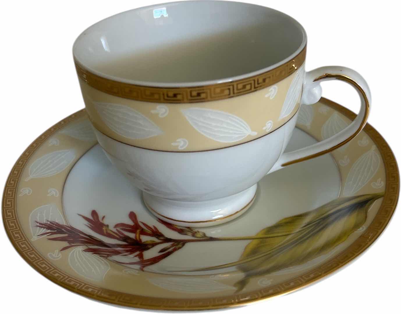 Photo 1 of 11 PC ELEGANCY PORCELAIN CUPS AND SAUCERS