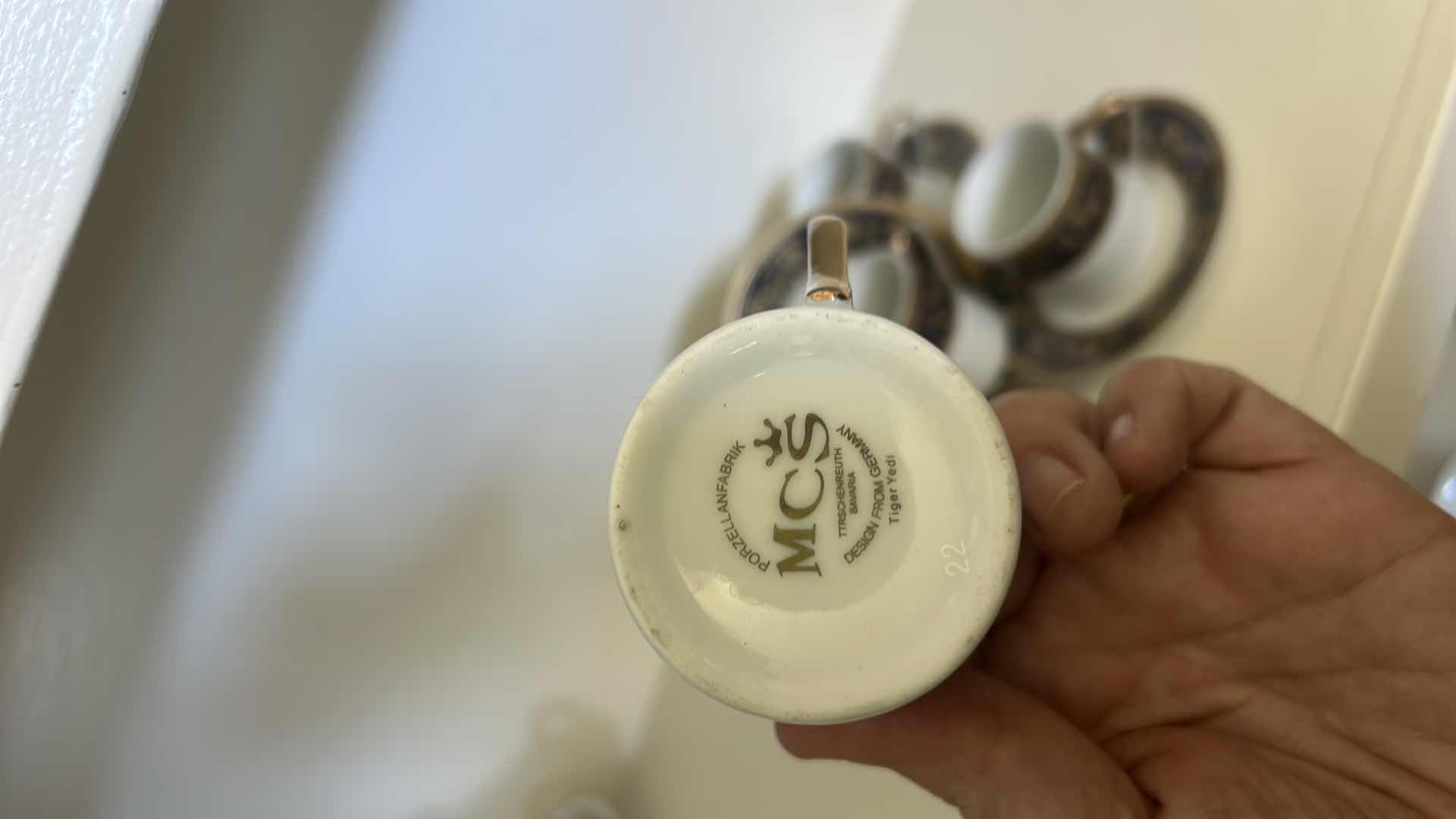 Photo 1 of 10PC BAVARIA TIGER YEDI PORCELAIN