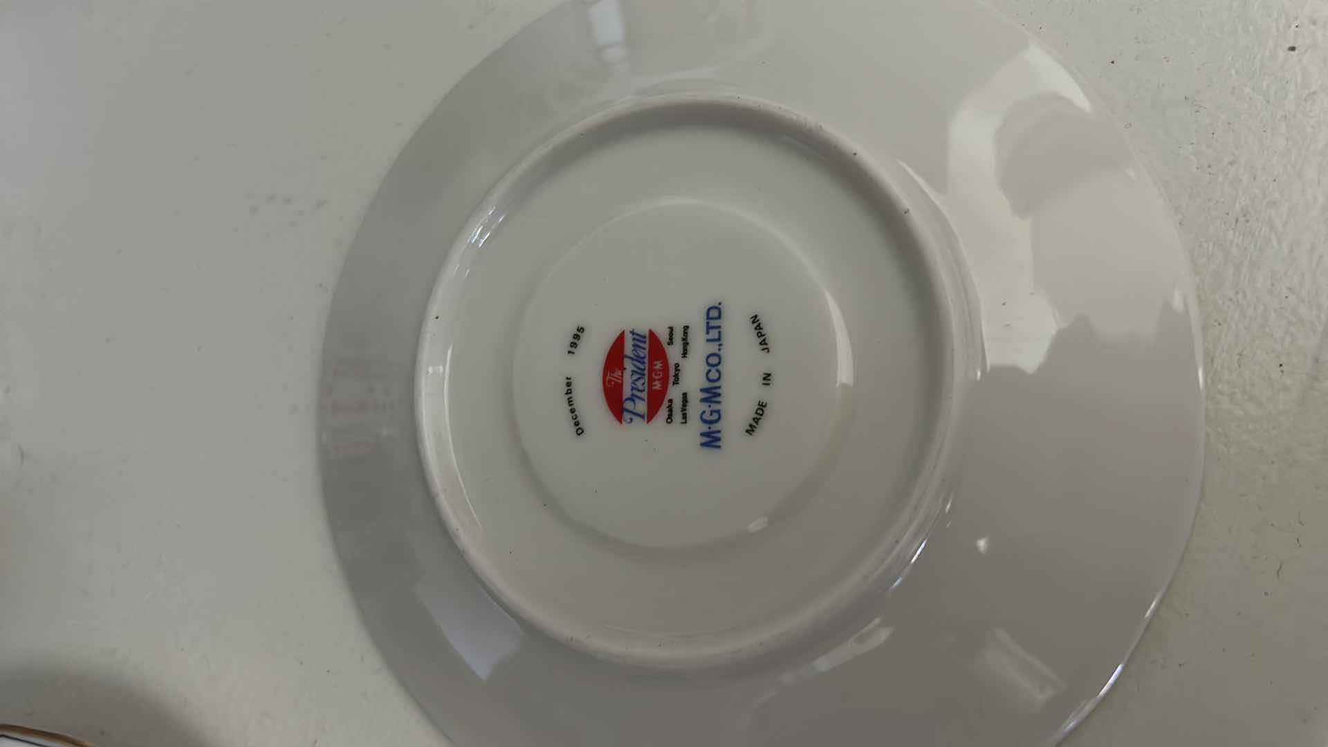 Photo 1 of 2 EA  DEMITASSE CUPS AND SAUCERS, PLAYING CARD PATTERN . & 3 MORE CUPS