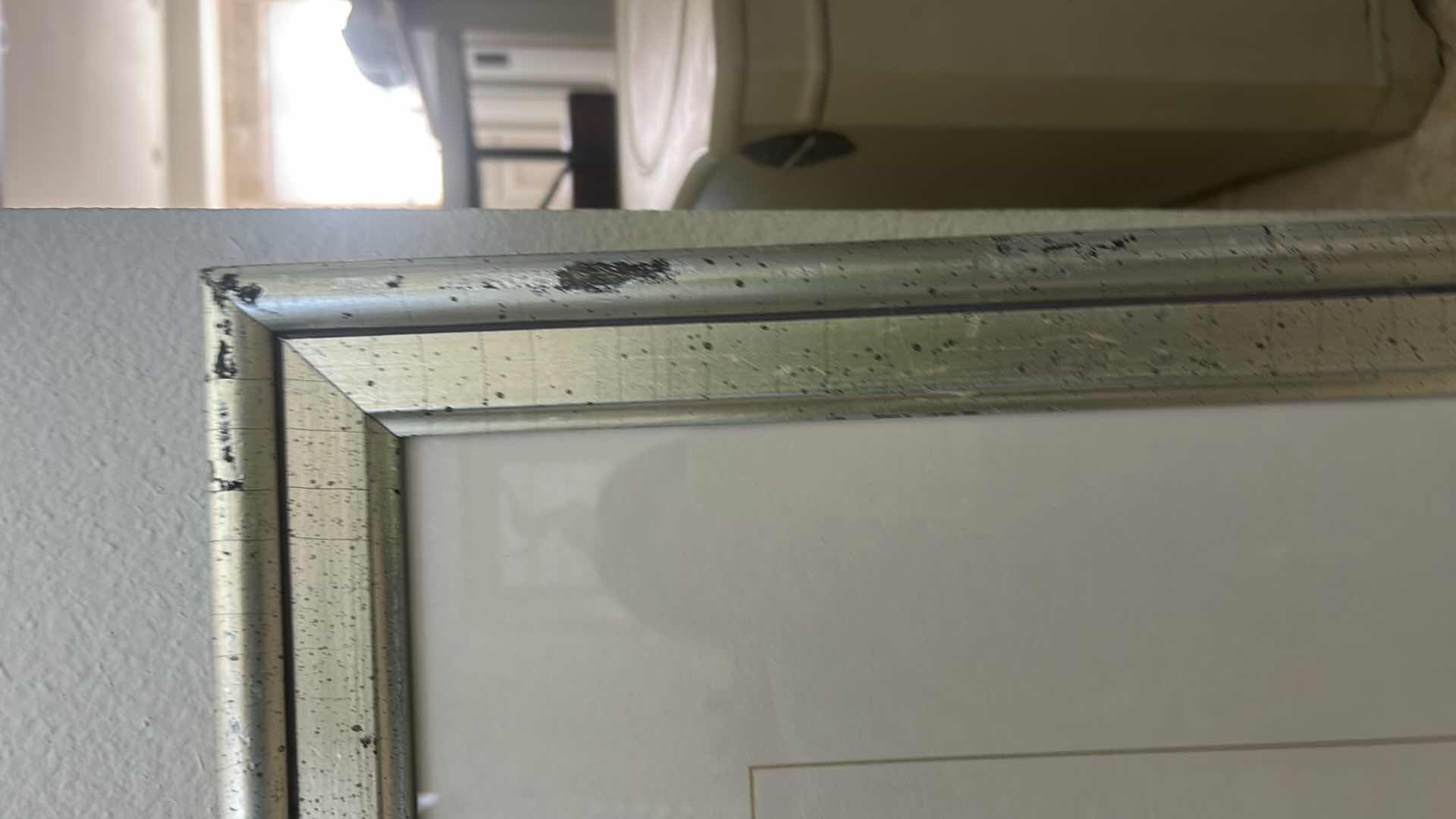 Photo 1 of FRAMED SIGNED “VIOLETS” ARTWORK 25 1/4” x H26 1/2”