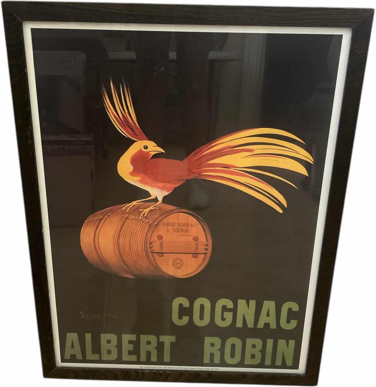Photo 1 of FRAMED “COGNAC” ARTWORK 19 1/2 H25.5”