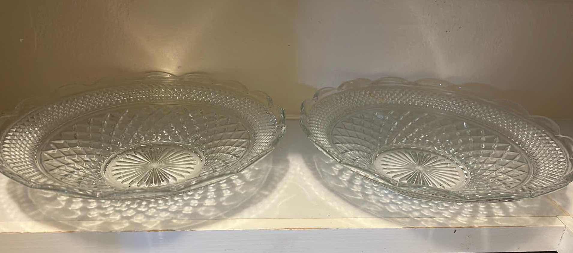 Photo 1 of 2- GLASS SERVING BOWLS