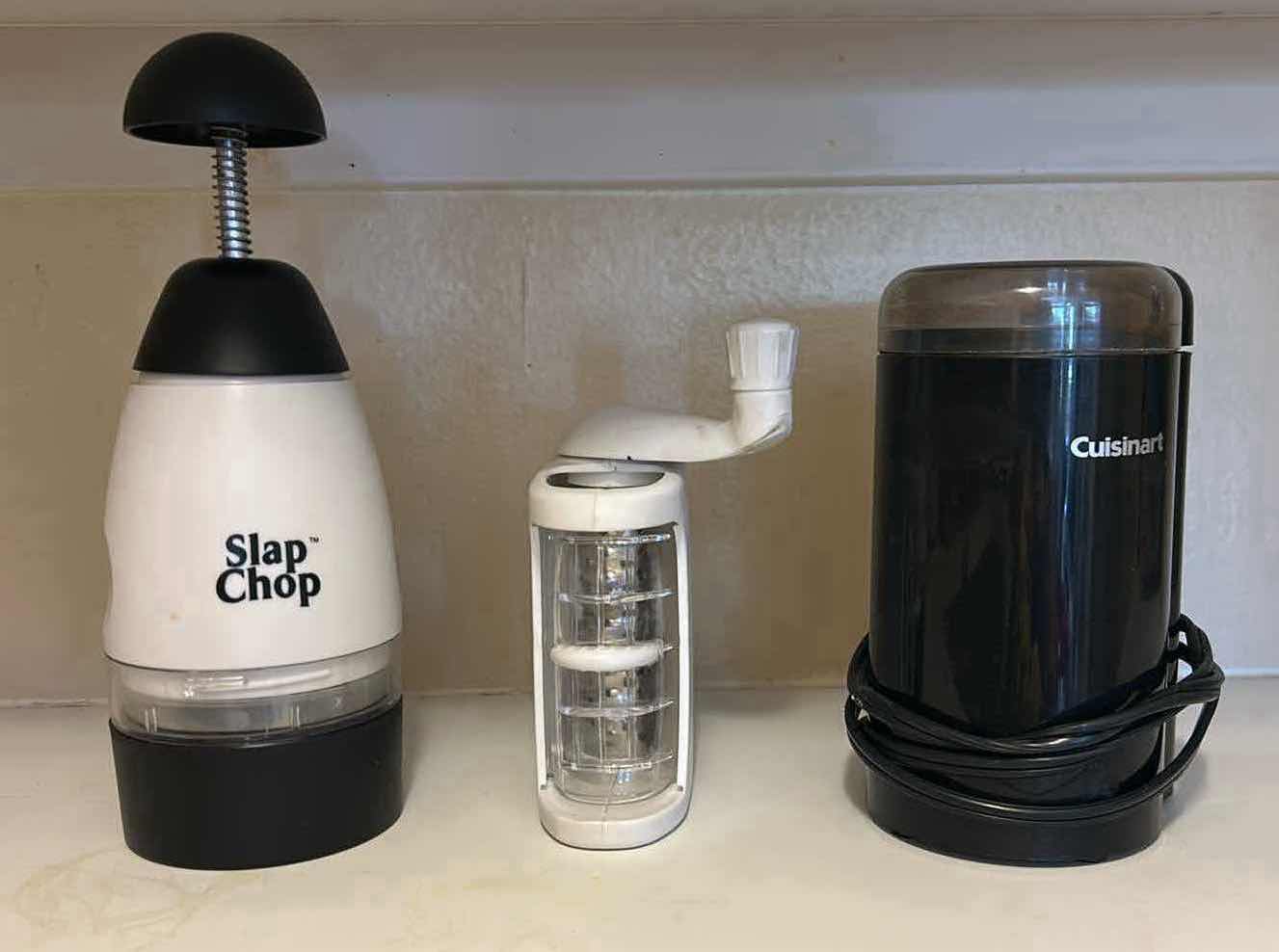 Photo 1 of CONTENTS OF SHELF CUISINART  CHOPPER CHEESE GRATER