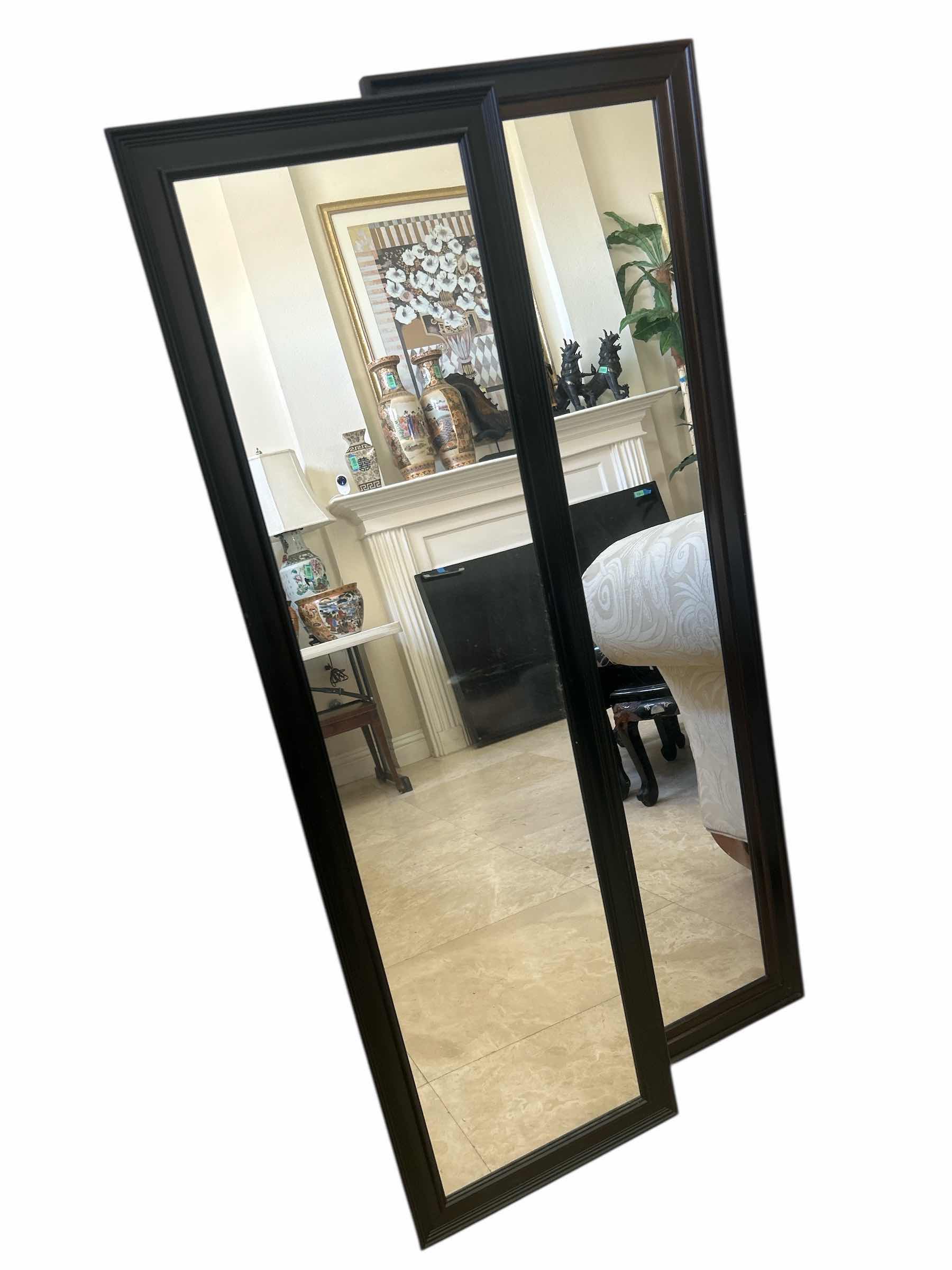 Photo 1 of 2 WOOD FRAMED MIRRORS 16” x 52”