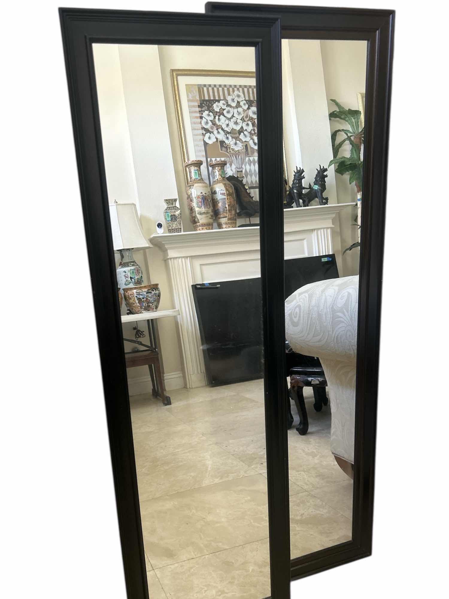 Photo 1 of 2 WOOD FRAMED MIRRORS 16” x 52”