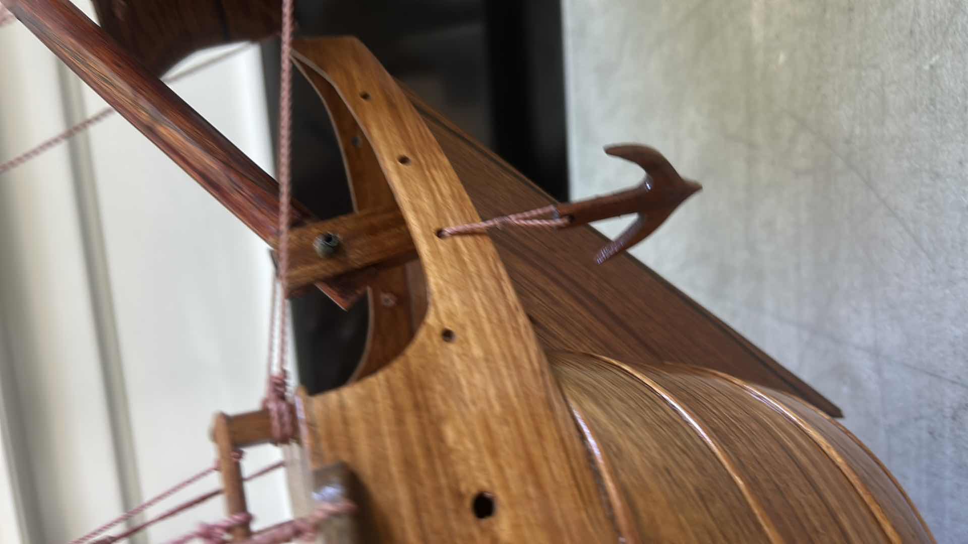 Photo 1 of 2 WOODEN GALLEON  SHIPS (LARGEST 27” X H28”)