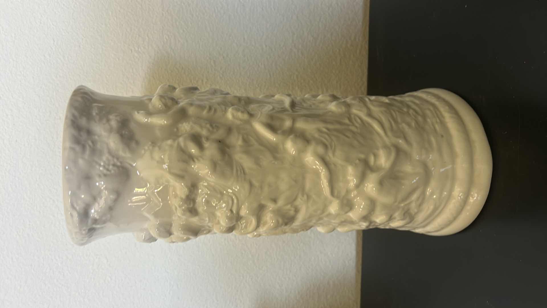 Photo 1 of PORCELAIN VASE, MADE IN ITALY H13.5”