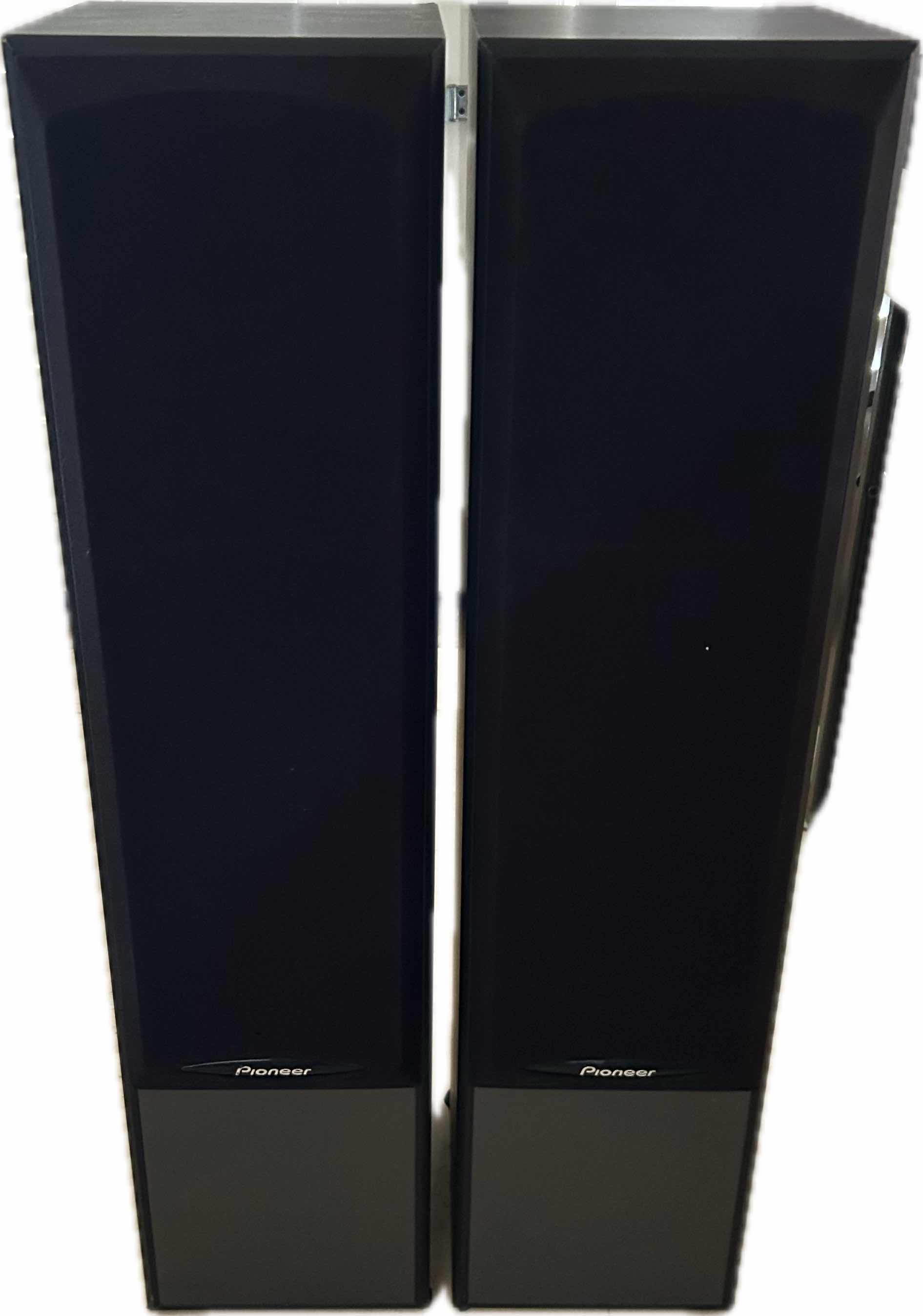 Photo 1 of 2- PIONEER S-H452F-K 4-WAY FLOOR STANDING SPEAKERS H 37"