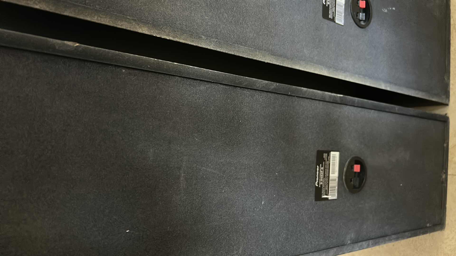 Photo 1 of 2- PIONEER S-H452F-K 4-WAY FLOOR STANDING SPEAKERS H 37"