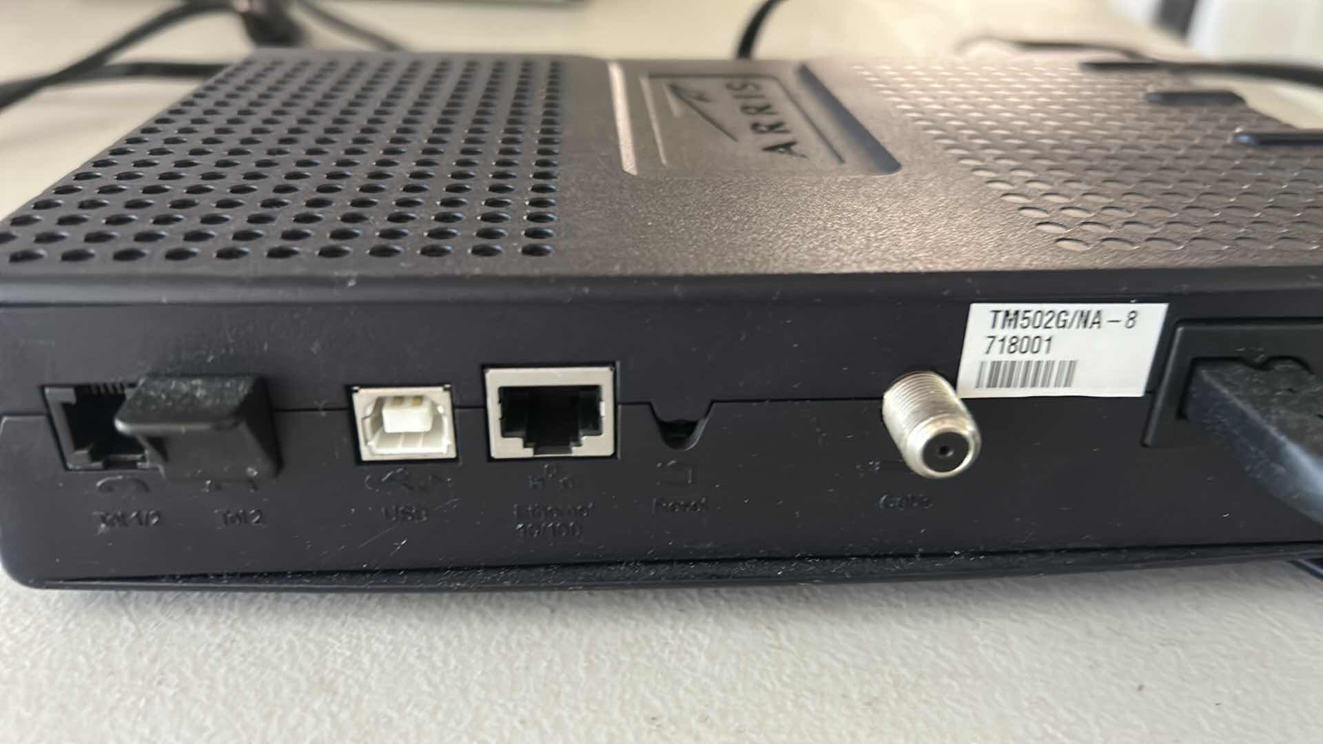 Photo 1 of SONY DVP-ST510H HDMI DVD PLAYER AND ARRIS TOUCHSTONE TELEPHONY MODEM