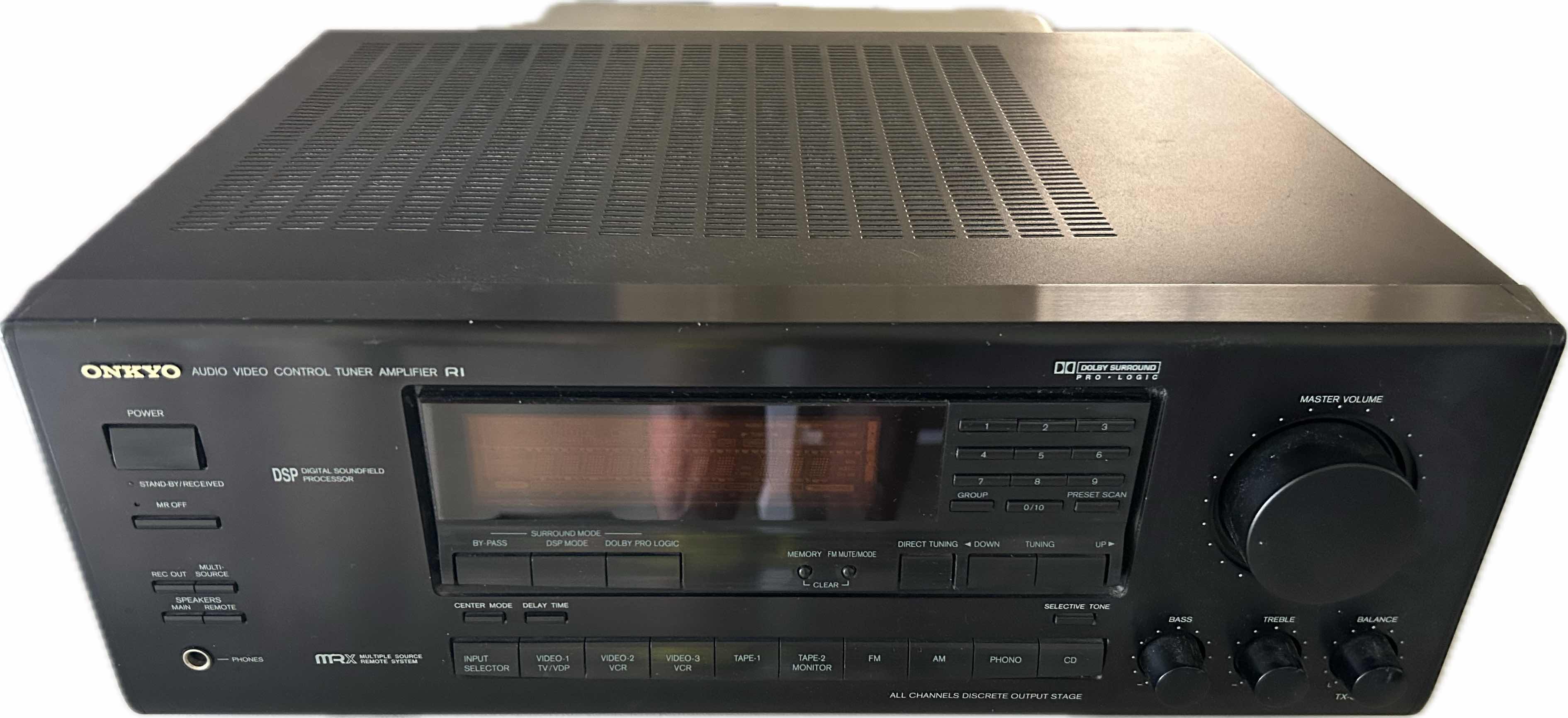 Photo 1 of ONKYO TX-535 SYDIO/VIDEO CONTROL TUNER AMPLIFIER 