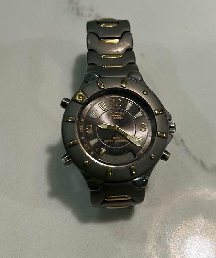 Photo 1 of ELGIN TITANIUM MENS WATCH
