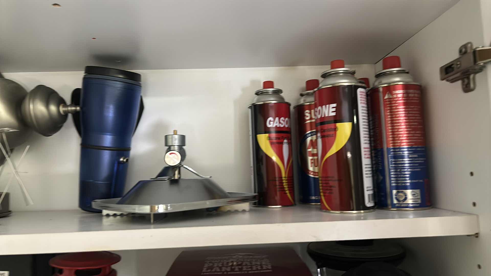 Photo 1 of CONTENTS OF CABINET IN GARAGE