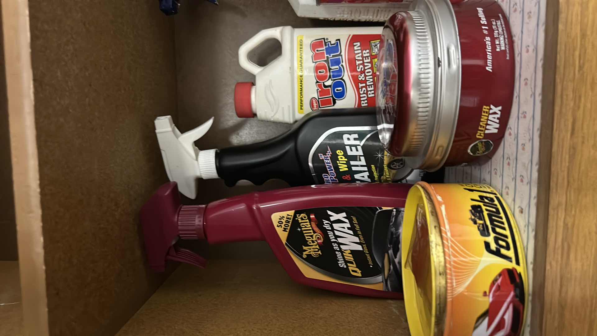 Photo 1 of CONTENTS OF CABINET IN GARAGE