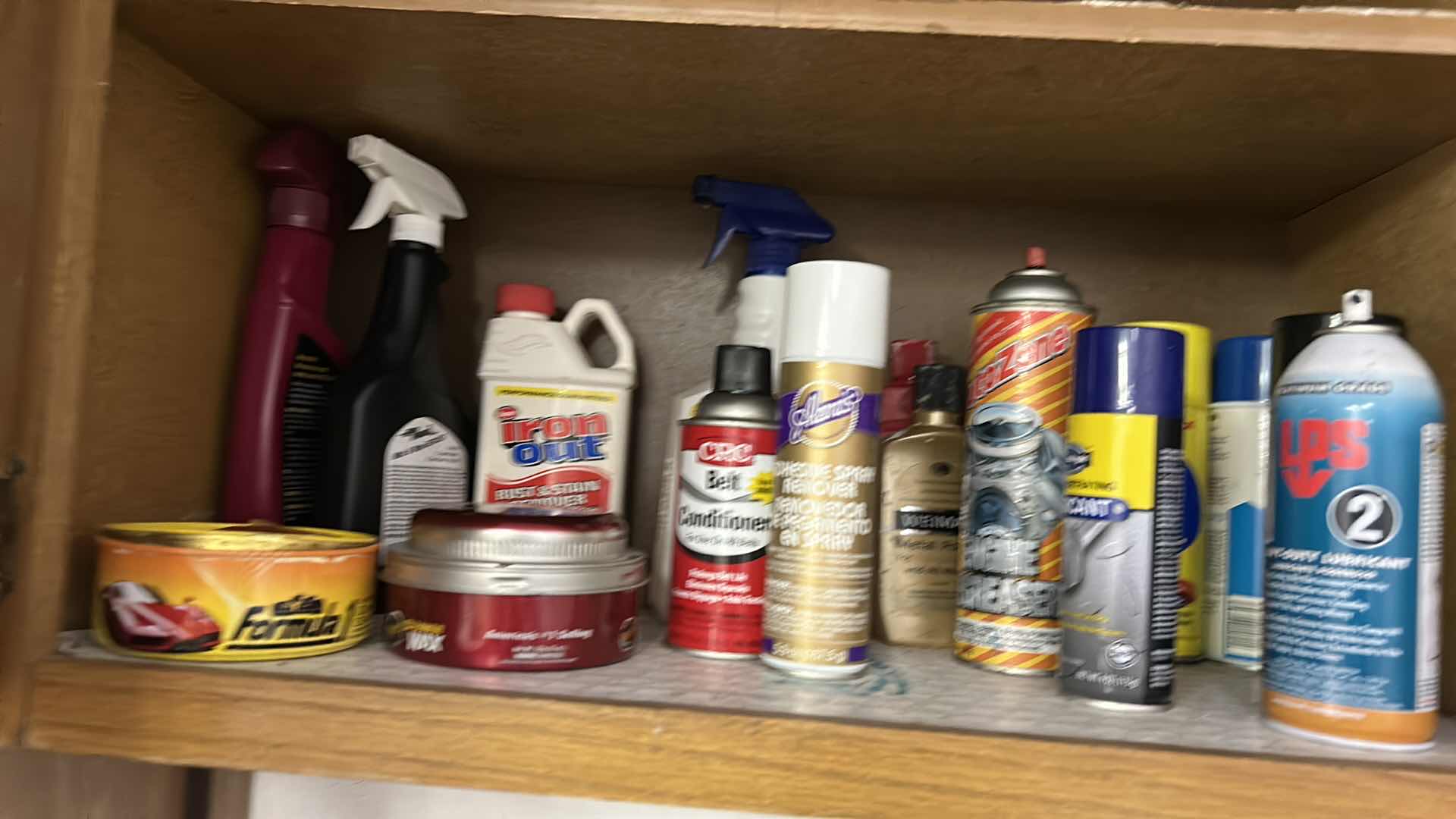 Photo 1 of CONTENTS OF CABINET IN GARAGE