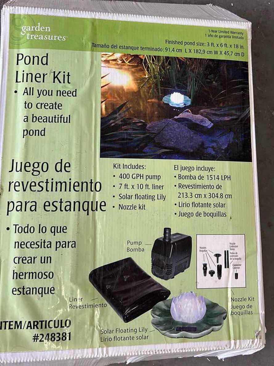 Photo 1 of POND LINER KIT