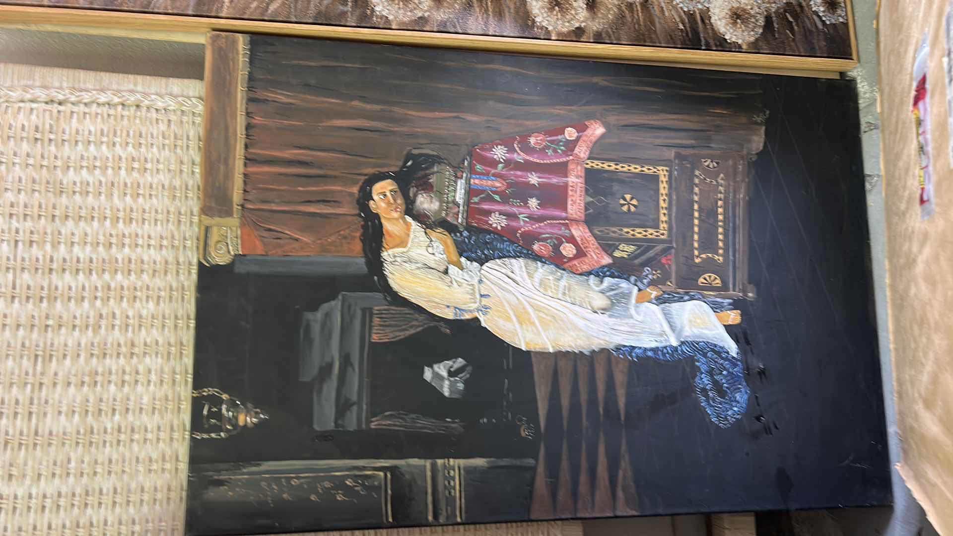 Photo 1 of STACK OF ARTWORK AND FRAMES ( LARGEST 27 x H37.5”)