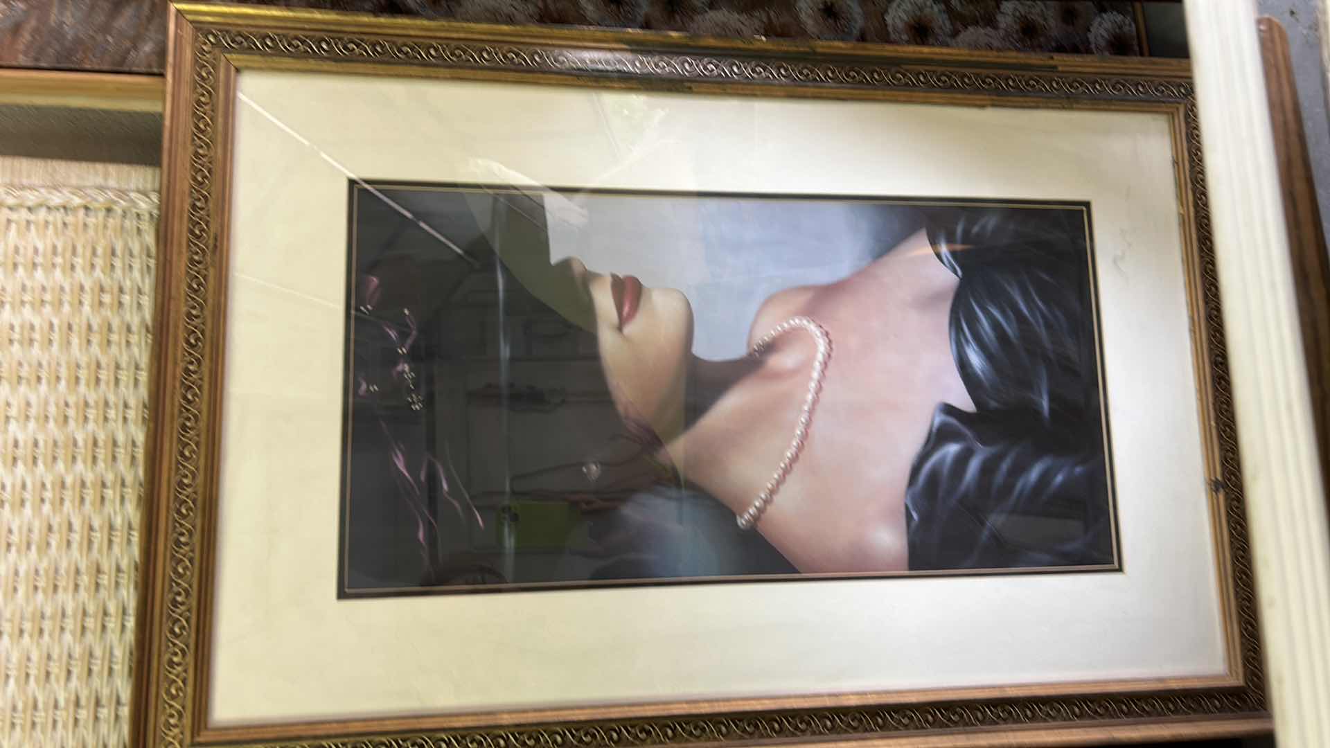 Photo 1 of STACK OF ARTWORK AND FRAMES ( LARGEST 27 x H37.5”)