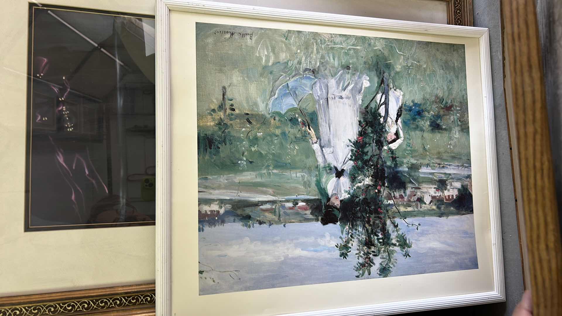 Photo 1 of STACK OF ARTWORK AND FRAMES ( LARGEST 27 x H37.5”)