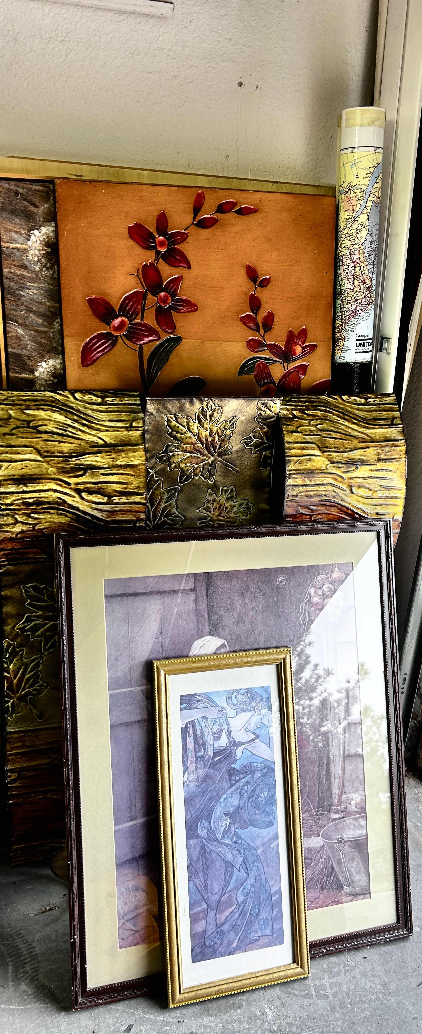 Photo 1 of STACK OF ARTWORK  LARGEST 23” x H48”