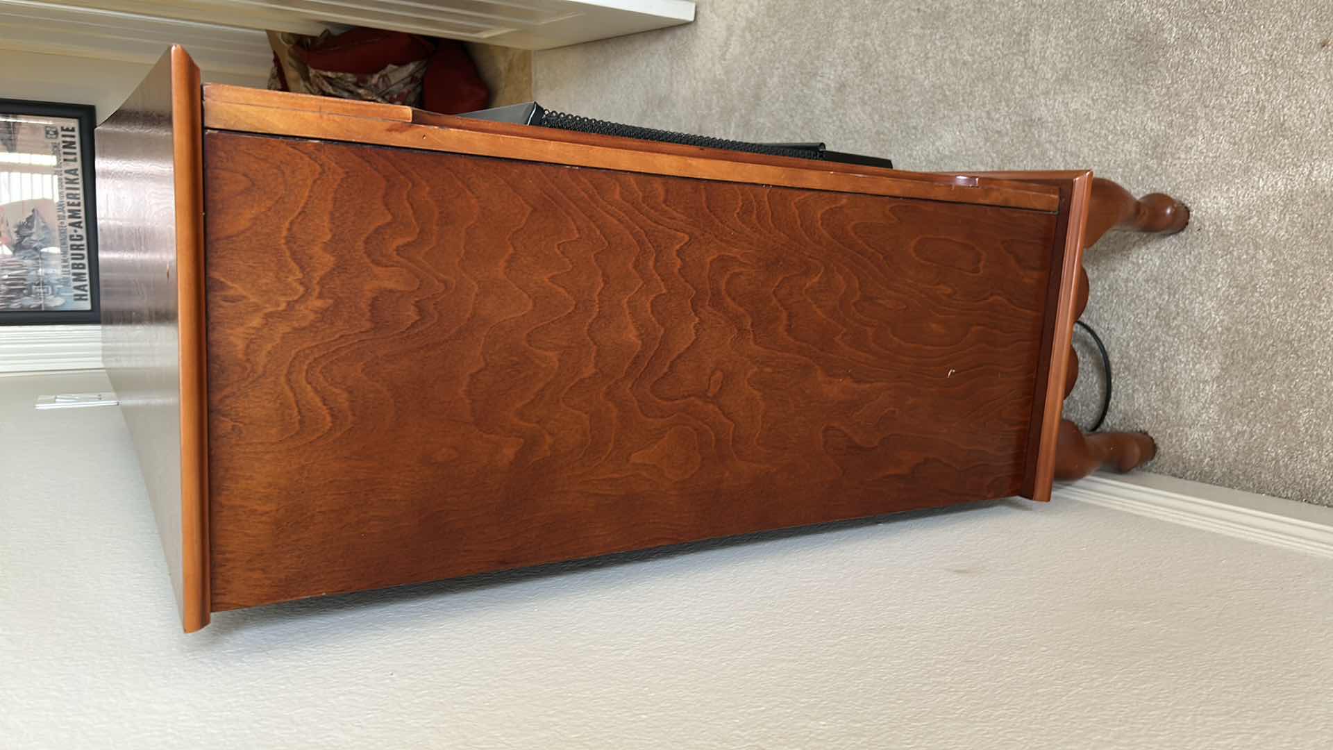 Photo 1 of CHERRYWOOD FINISH FREE STANDING ELECTRIC FIREPLACE 42" X 14" H 42"