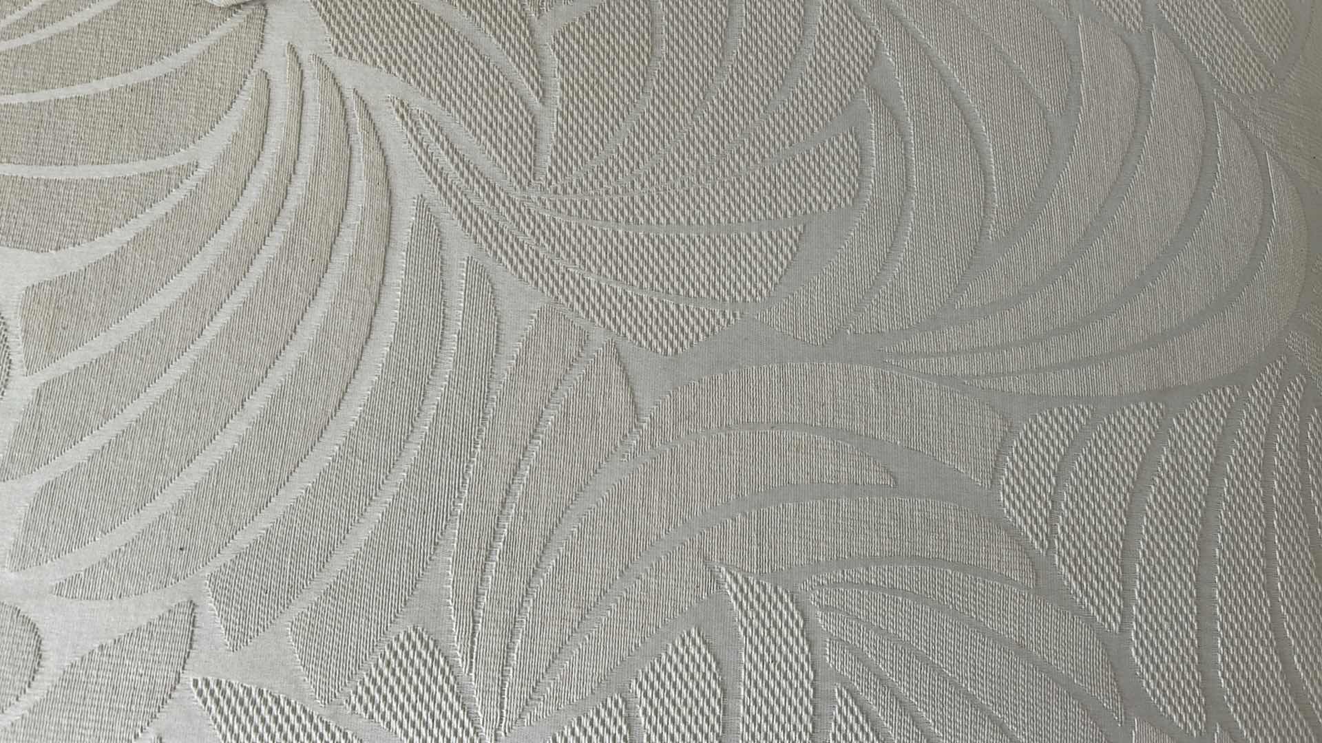 Photo 1 of BENCHCRAFT OFF WHITE SOFA W ROLLED ARMS LOOSE BACK CUSHIONS 7FT