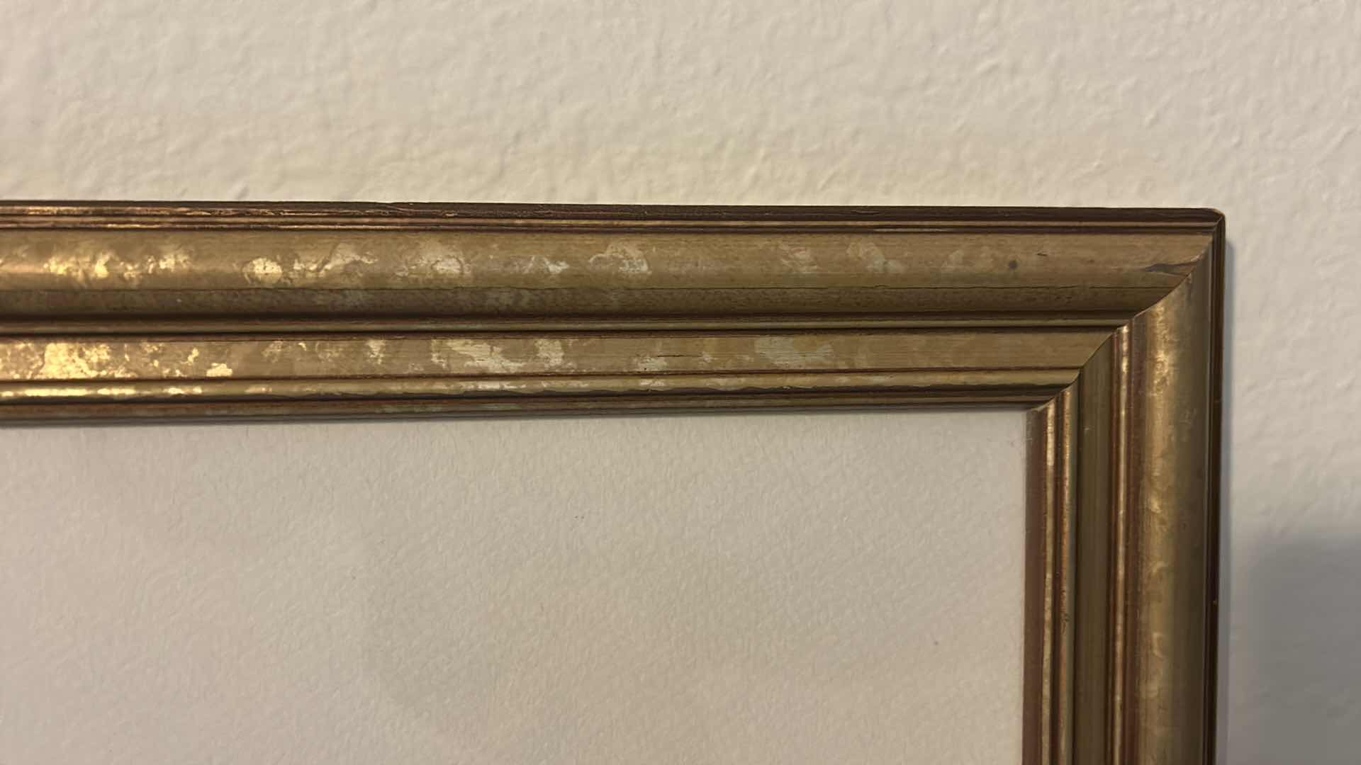 Photo 3 of GOLD FRAMED, “LANDSCAPE ARTWORK 42 1/2“ x H32 1/2“