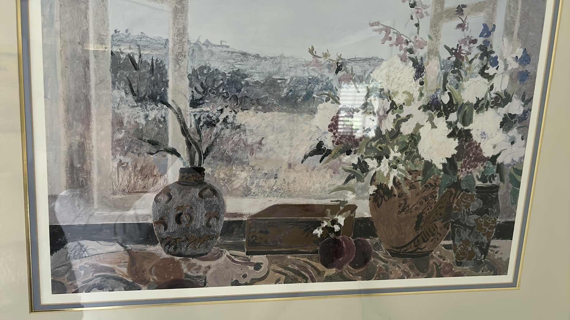 Photo 1 of SILVER FRAMED ART PRINT 35" X 28"