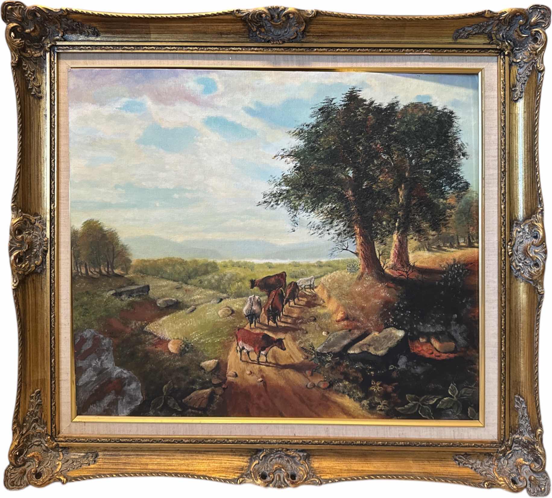 Photo 1 of 3- VINTAGE WOOD FRAMED ART PRINT SCENIC LANDSCAPE AND 2- KOELSCH SIGNED ART PRINTS 2003

FRAMED ART 
W30” X L26”

$161