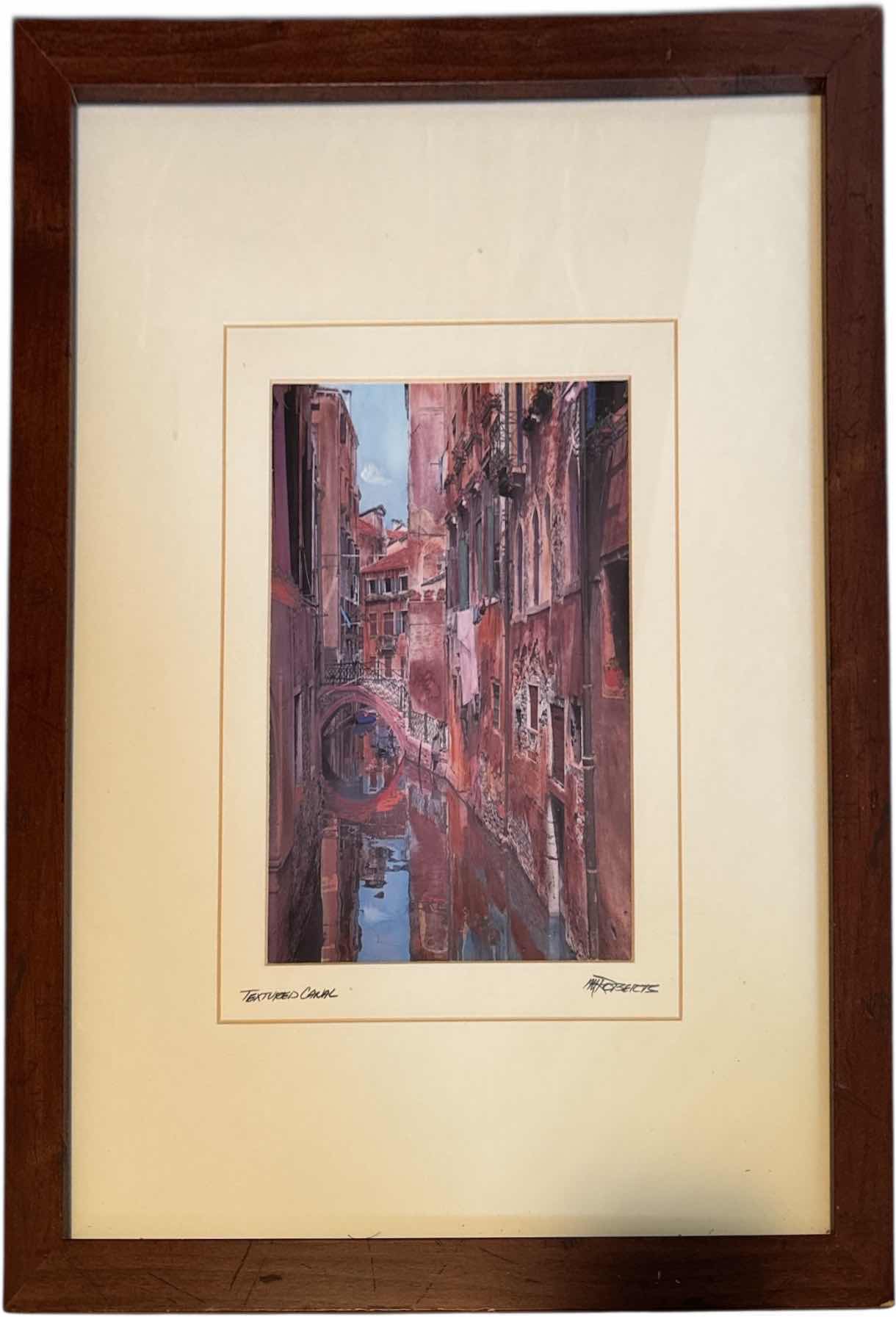 Photo 1 of 2- VINTAGE WOODEN FRAMED PRINT ART 
W18” X L22”
AND SMALLER